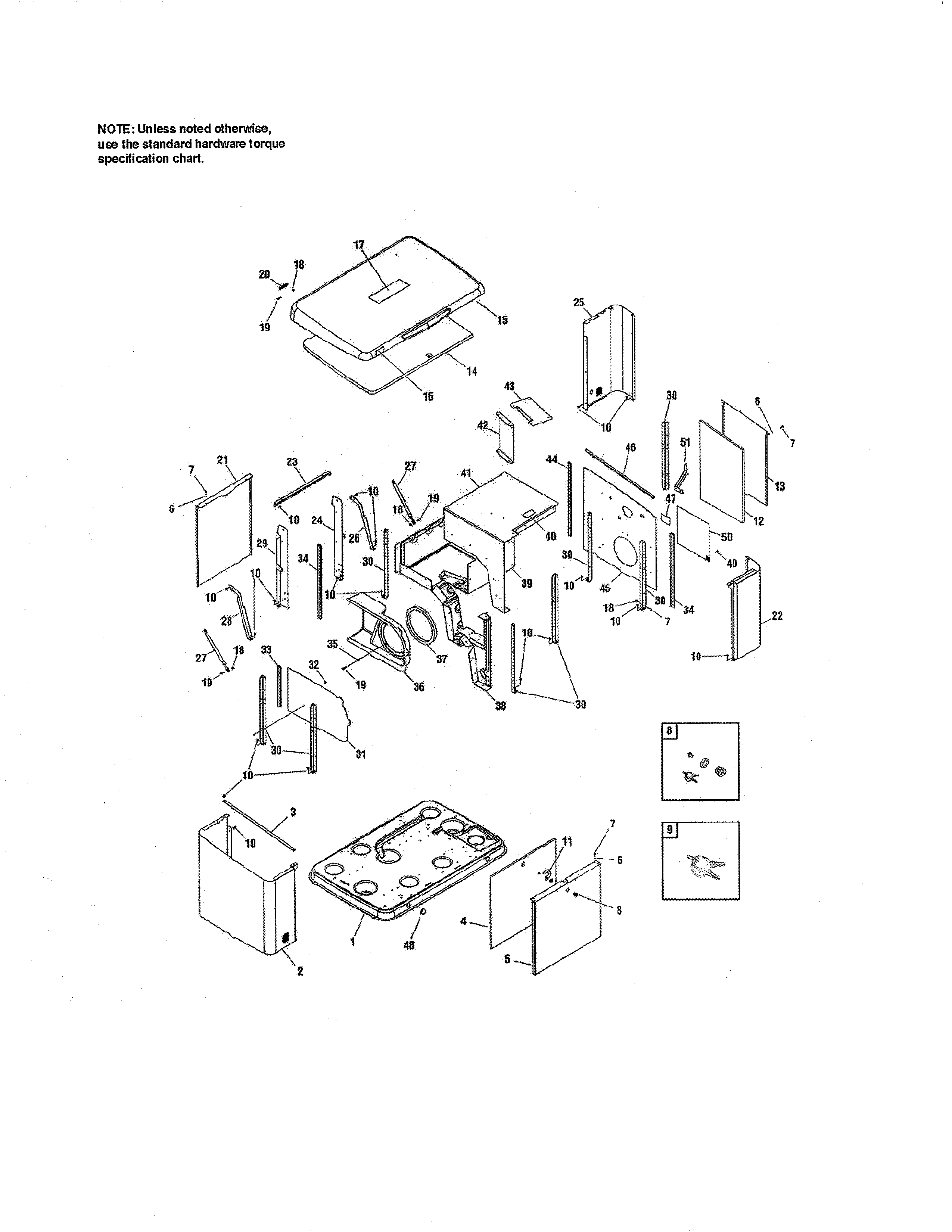 Briggs & Stratton 040396-00 enclosure diagram