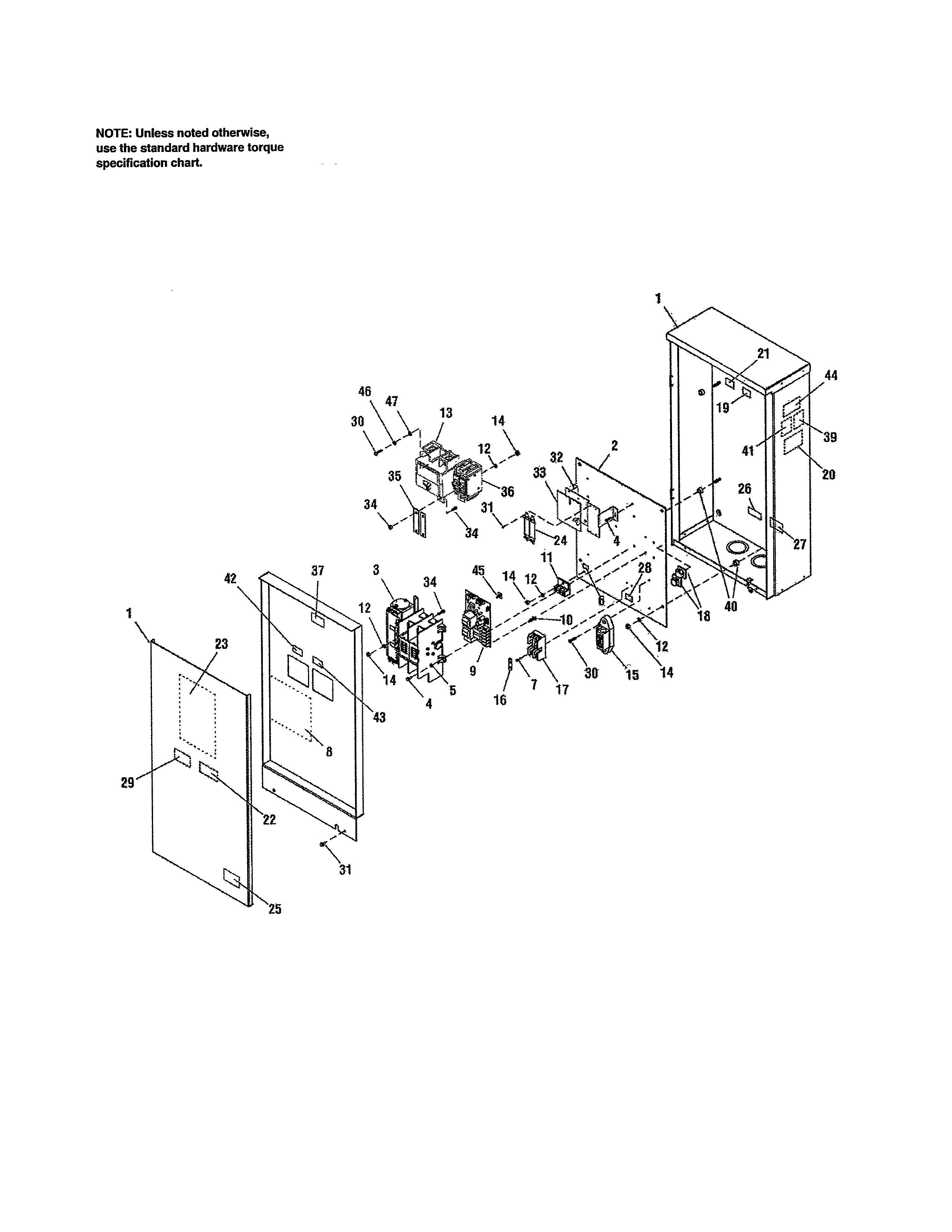 Briggs & Stratton 040401 transfer switch diagram