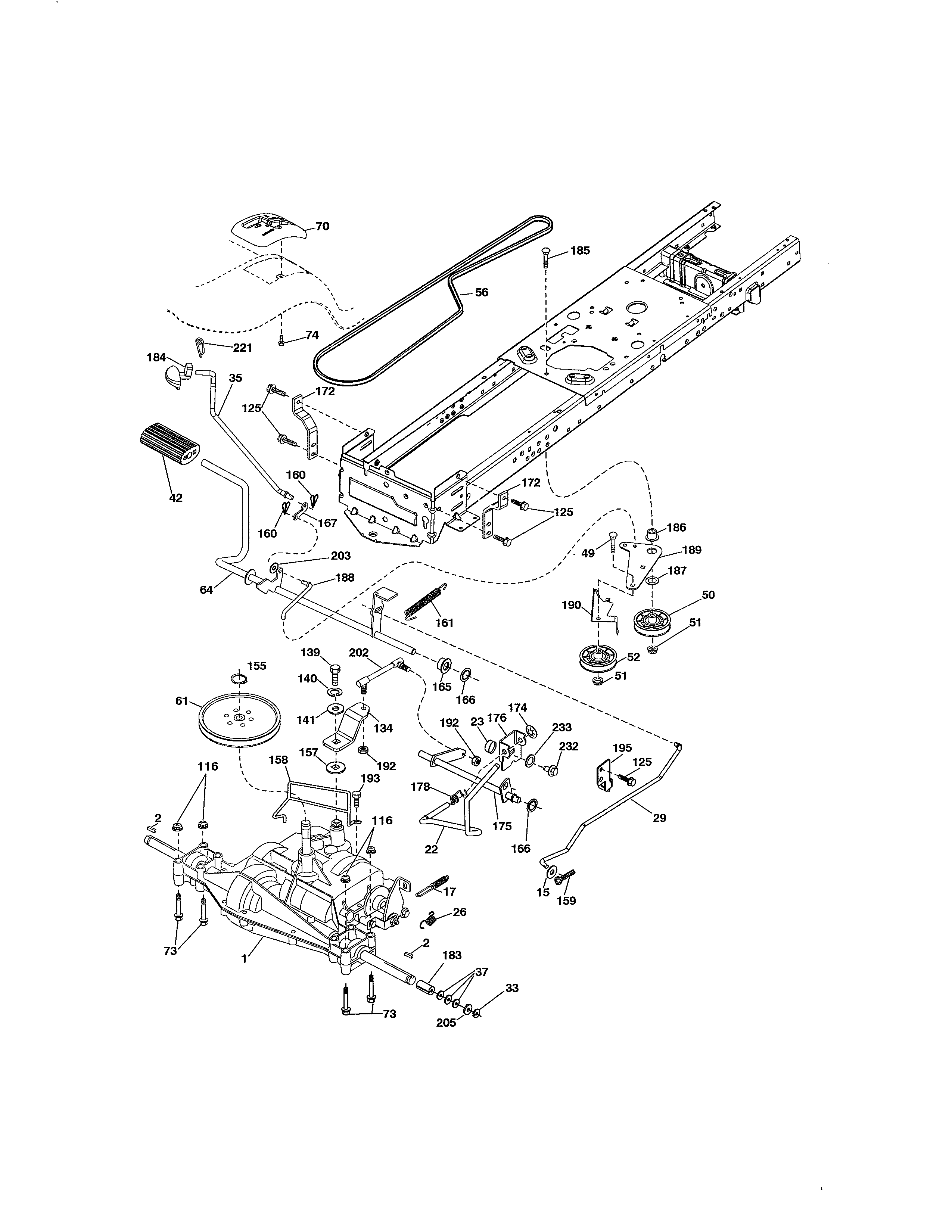Craftsman 917254320 ground drive diagram