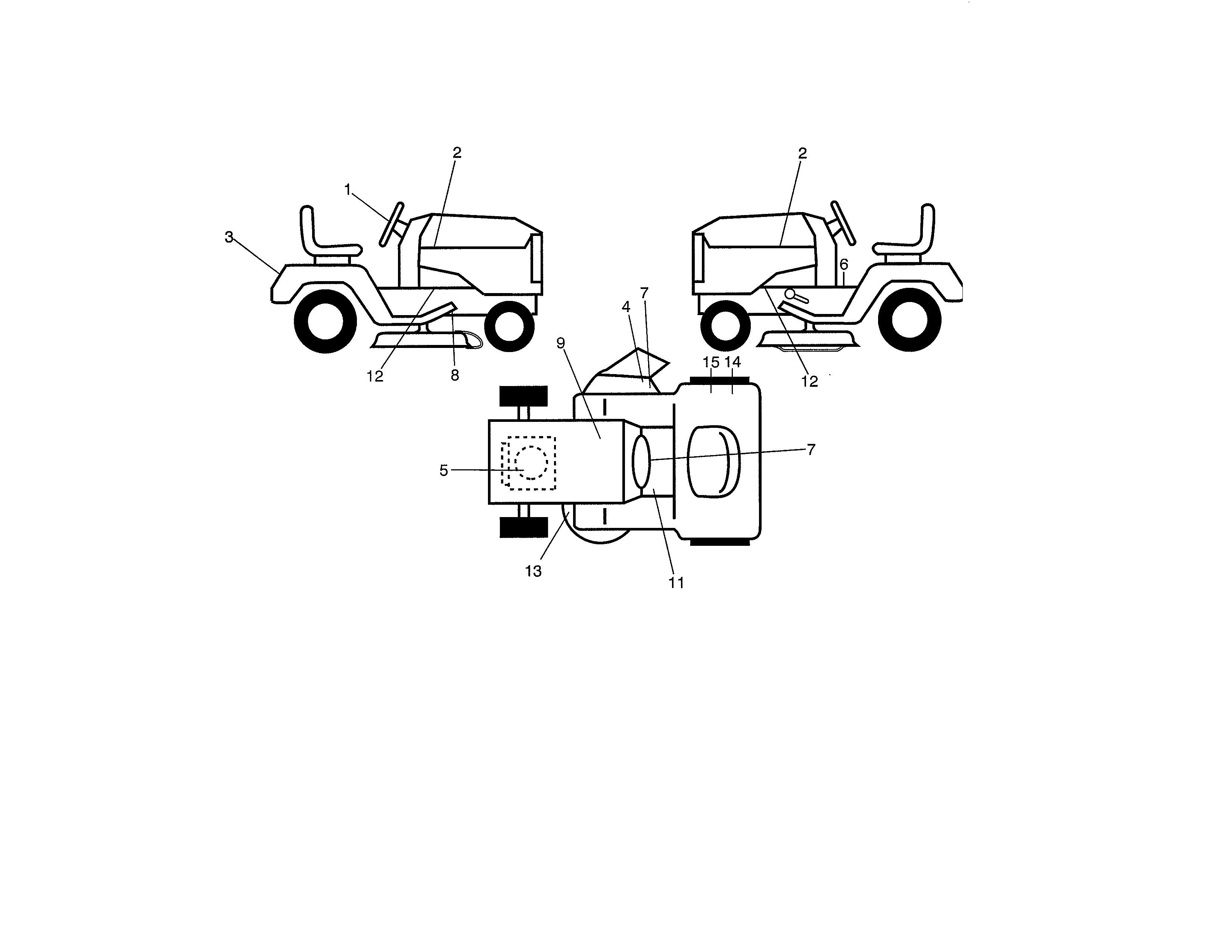 Craftsman 917254330 decals diagram