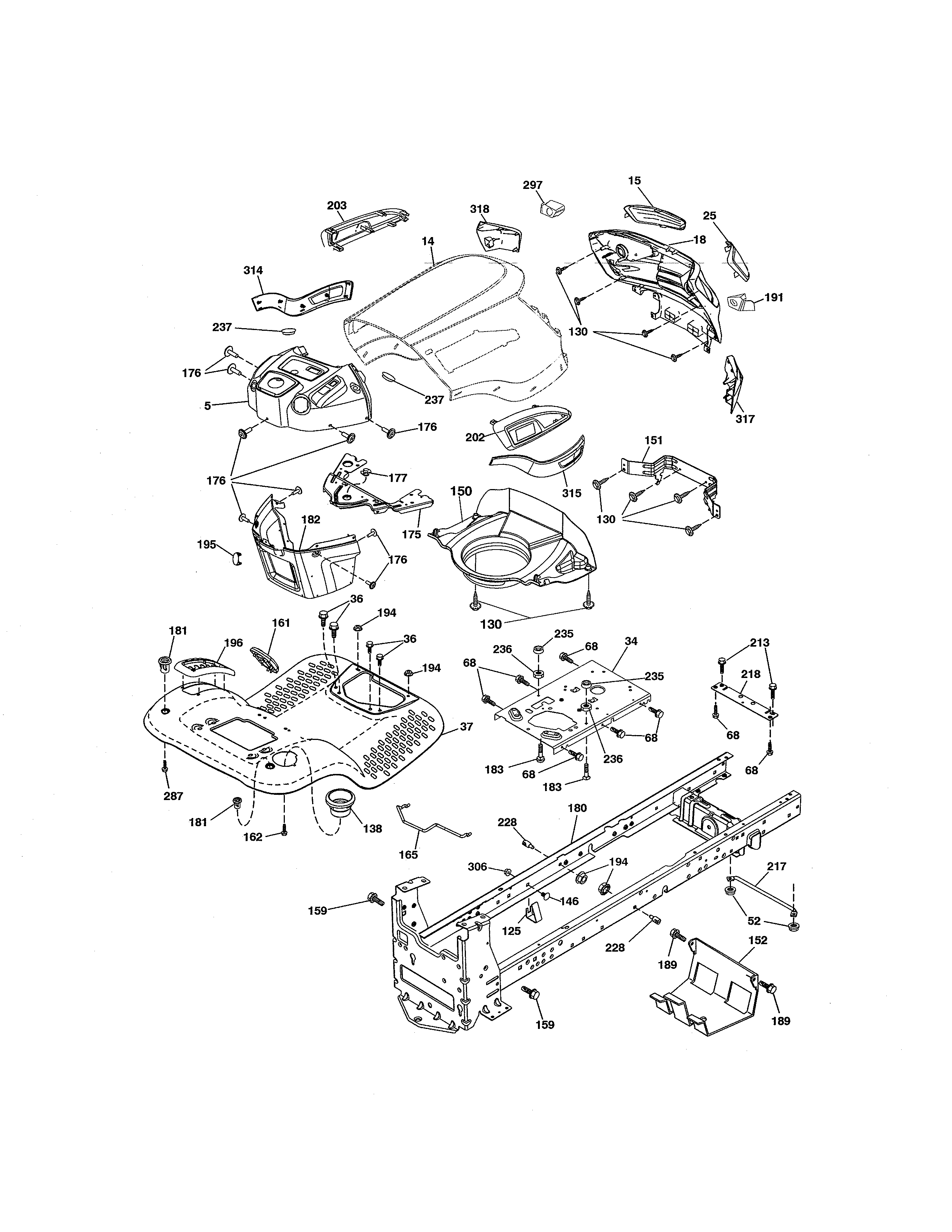 Craftsman 917255743 chassis diagram