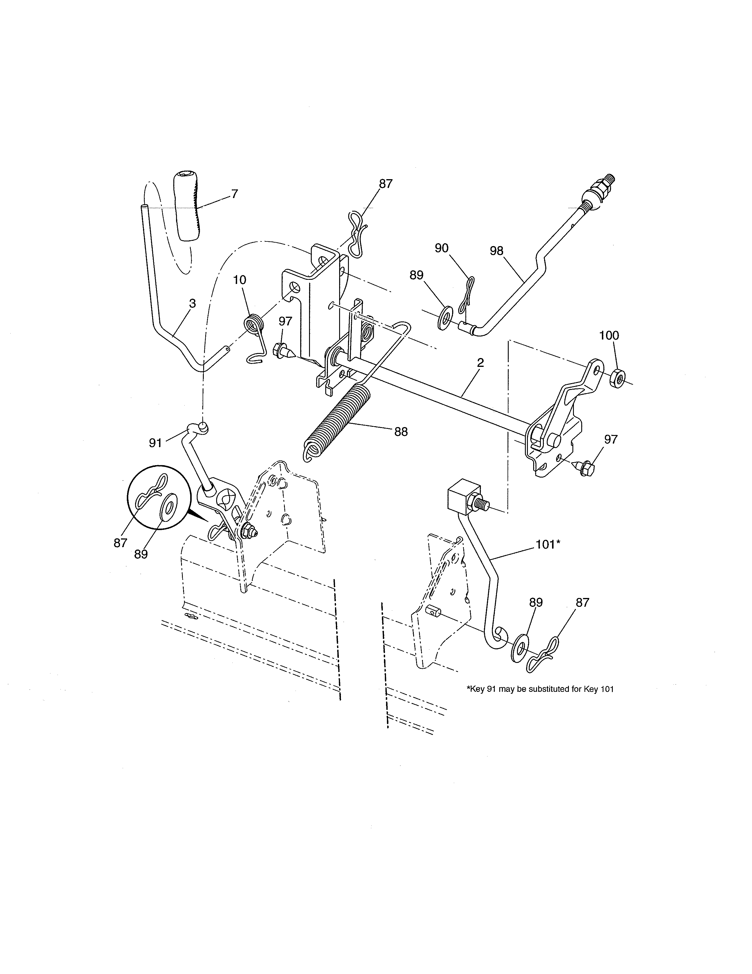 Craftsman 917255743 lift diagram