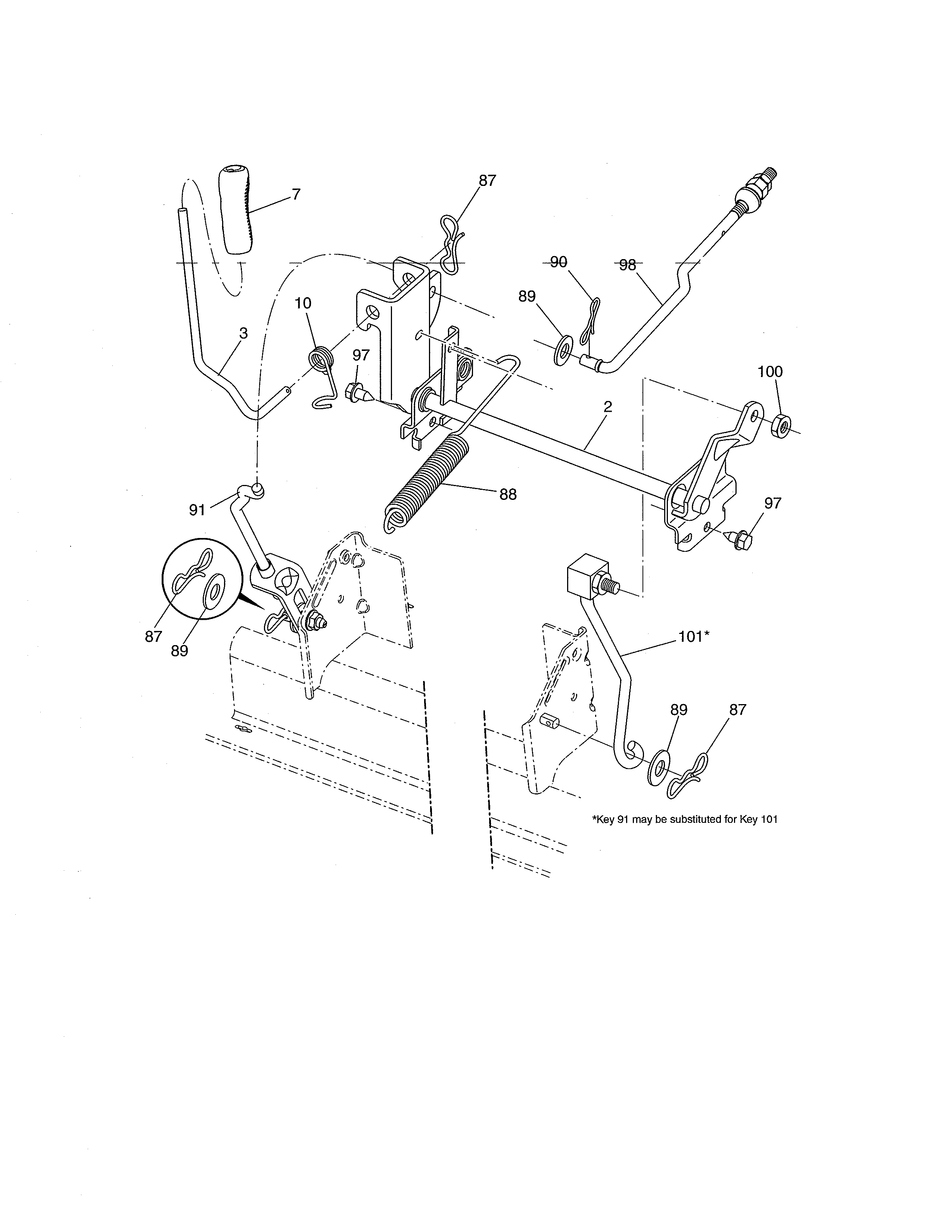 Craftsman 917254311 lift diagram