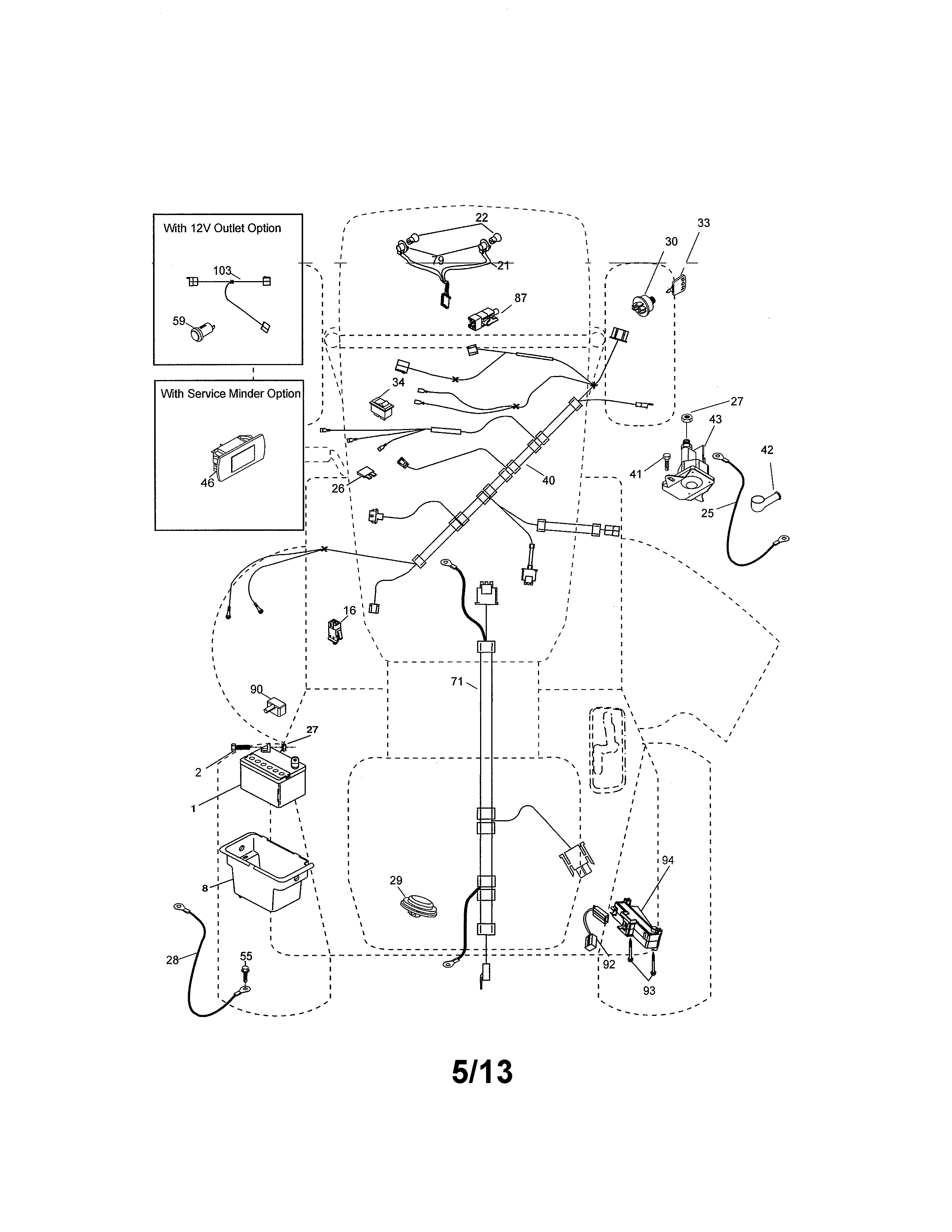 Craftsman 917254413 electrical diagram