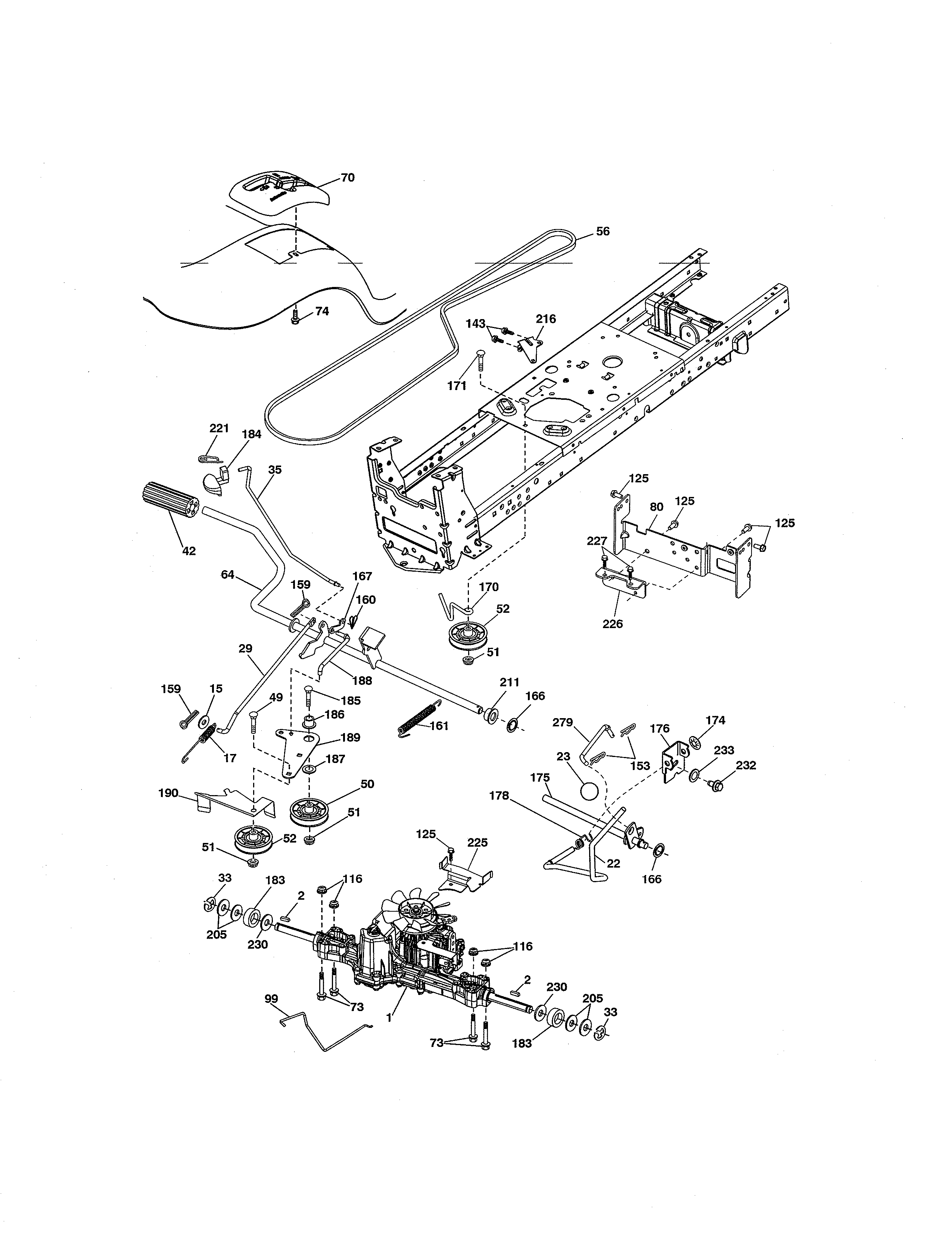 Craftsman 917288524 ground drive diagram