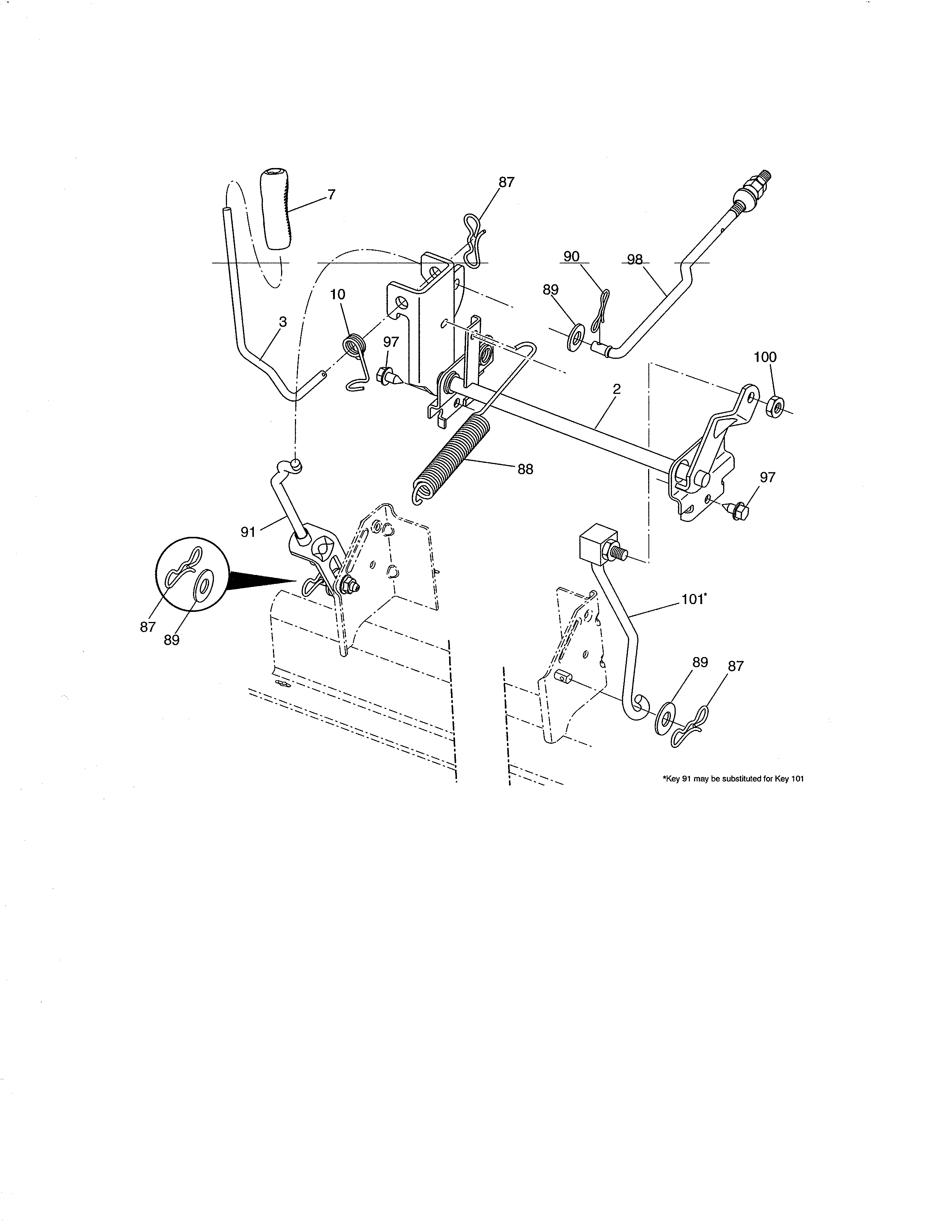 Craftsman 917288524 lift diagram
