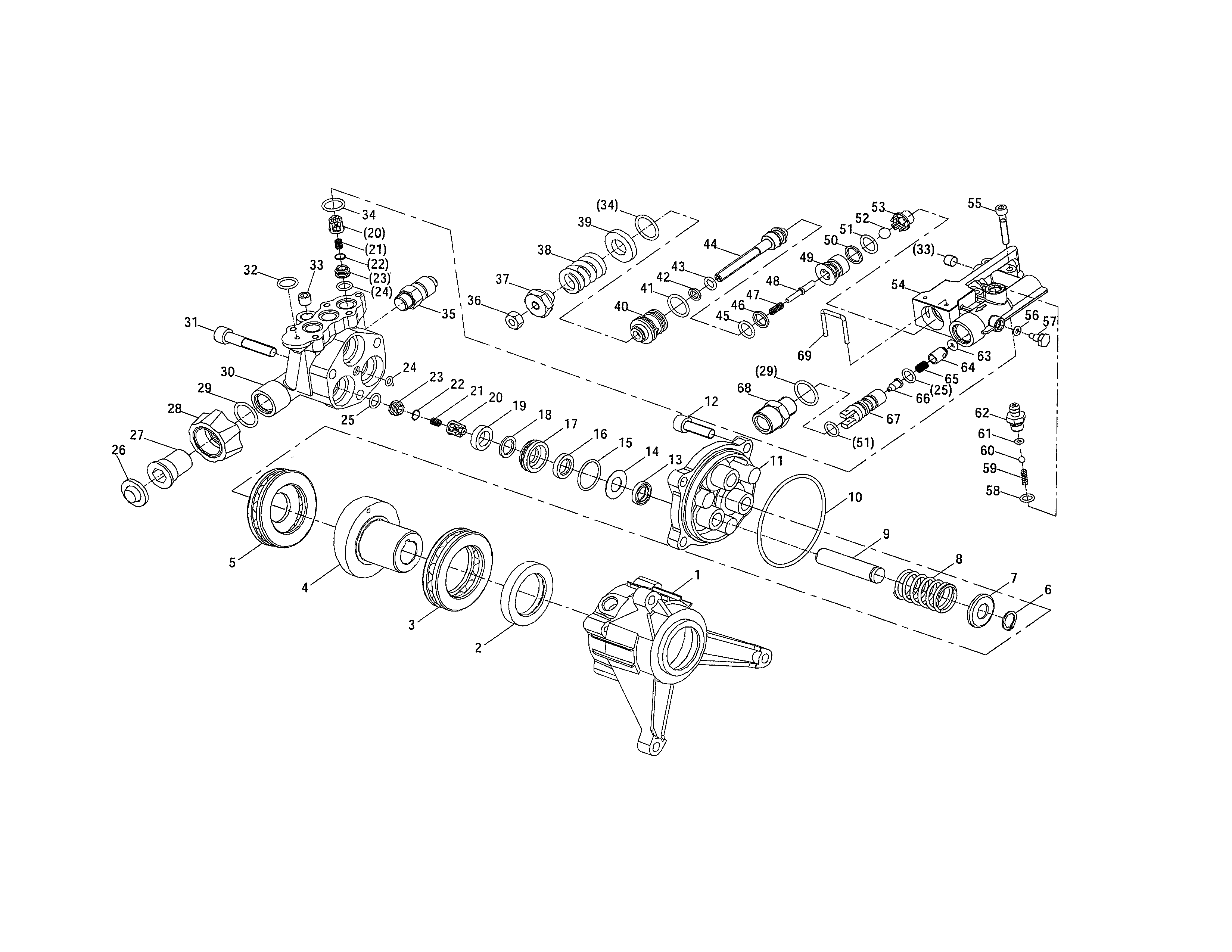 Westinghouse WP2300 pump diagram