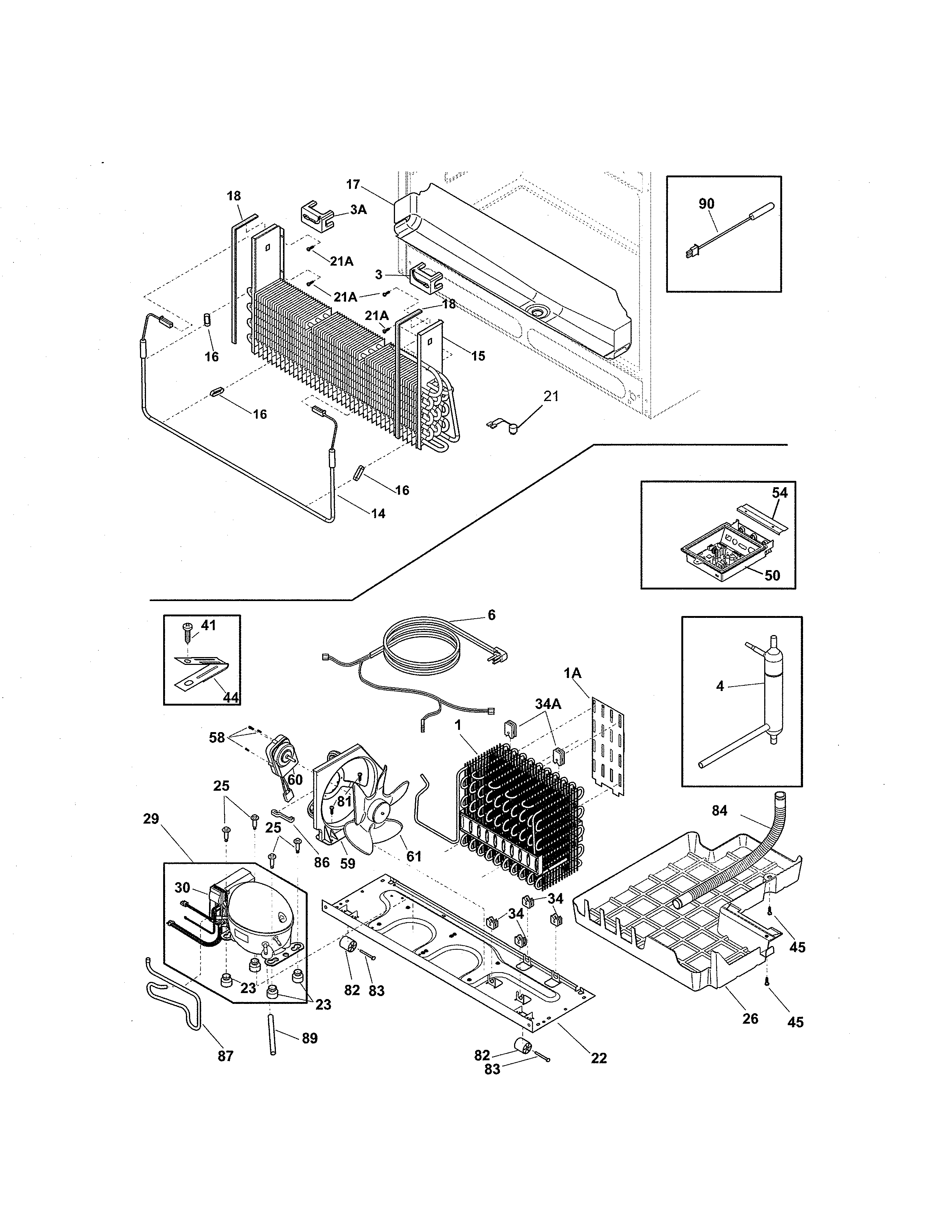 Kenmore 25370312213 cooling system diagram