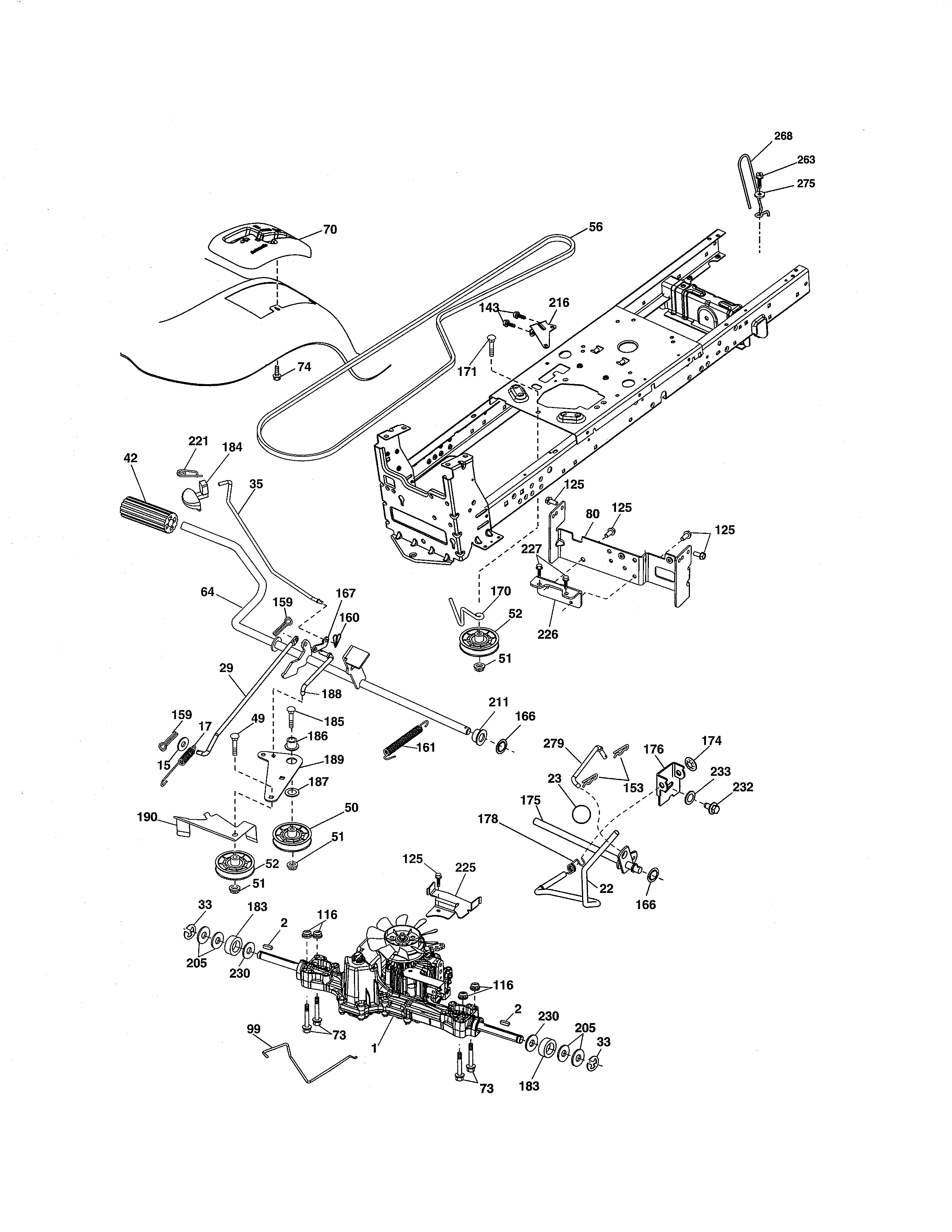Craftsman 917255620 drive diagram
