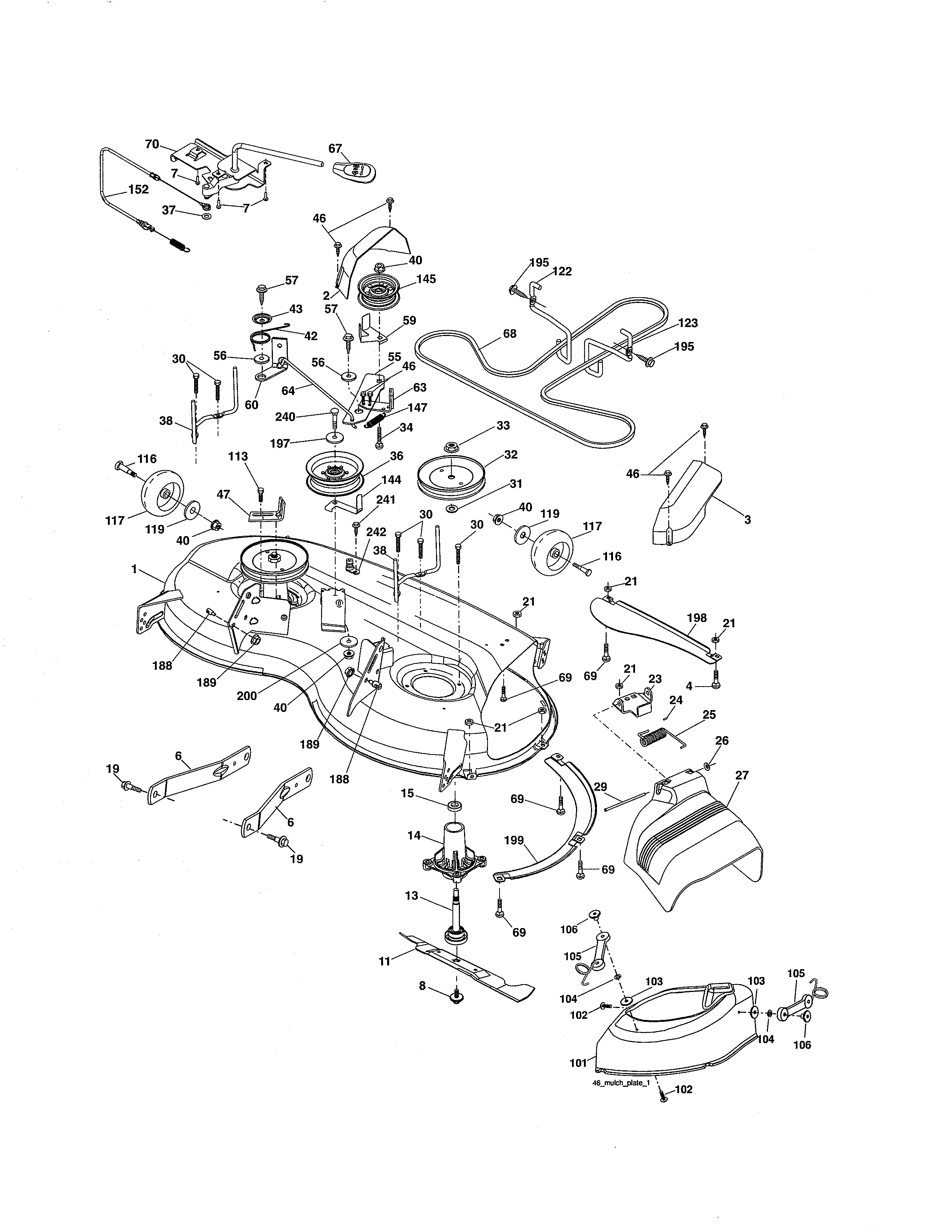 Craftsman 917255620 mower diagram