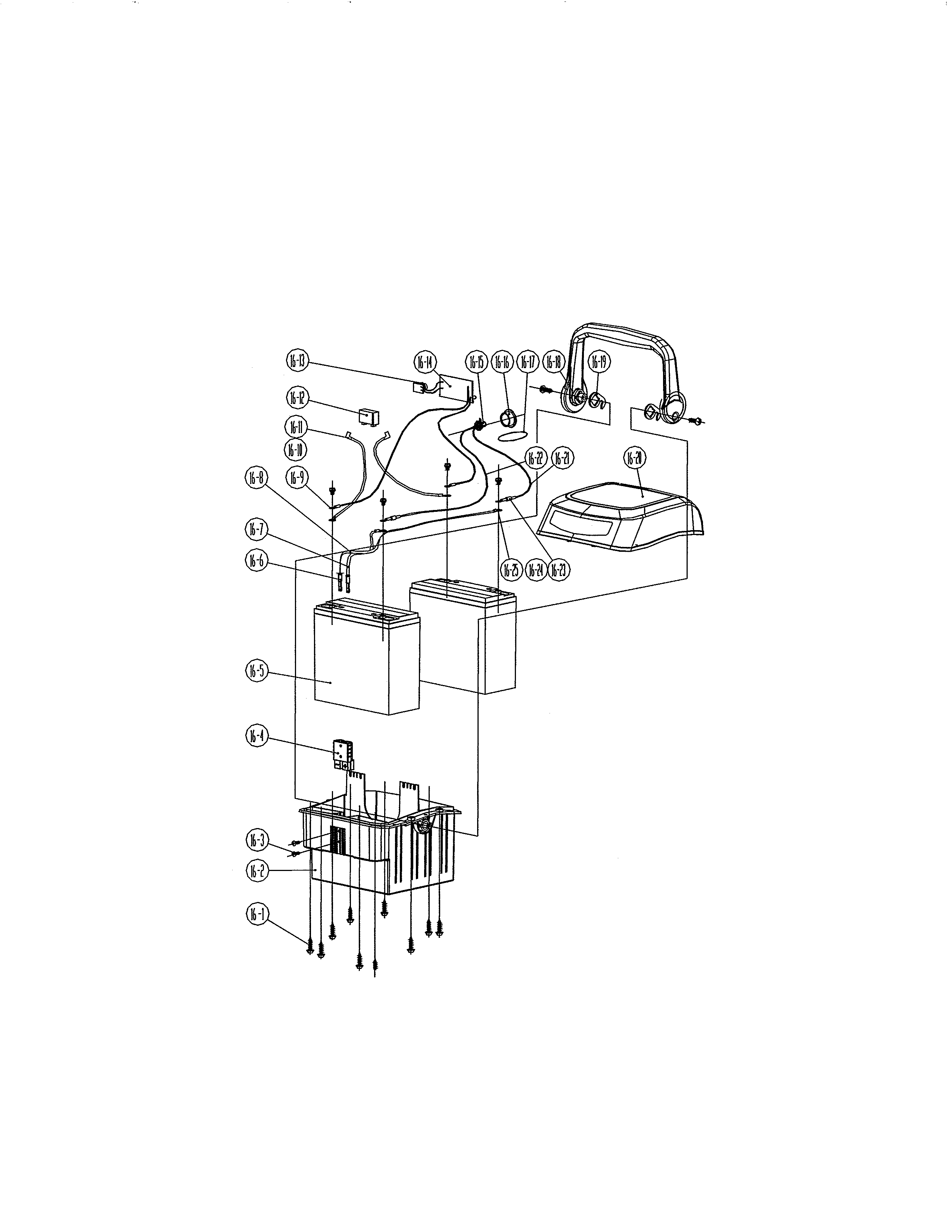 Craftsman 6073290 battery diagram