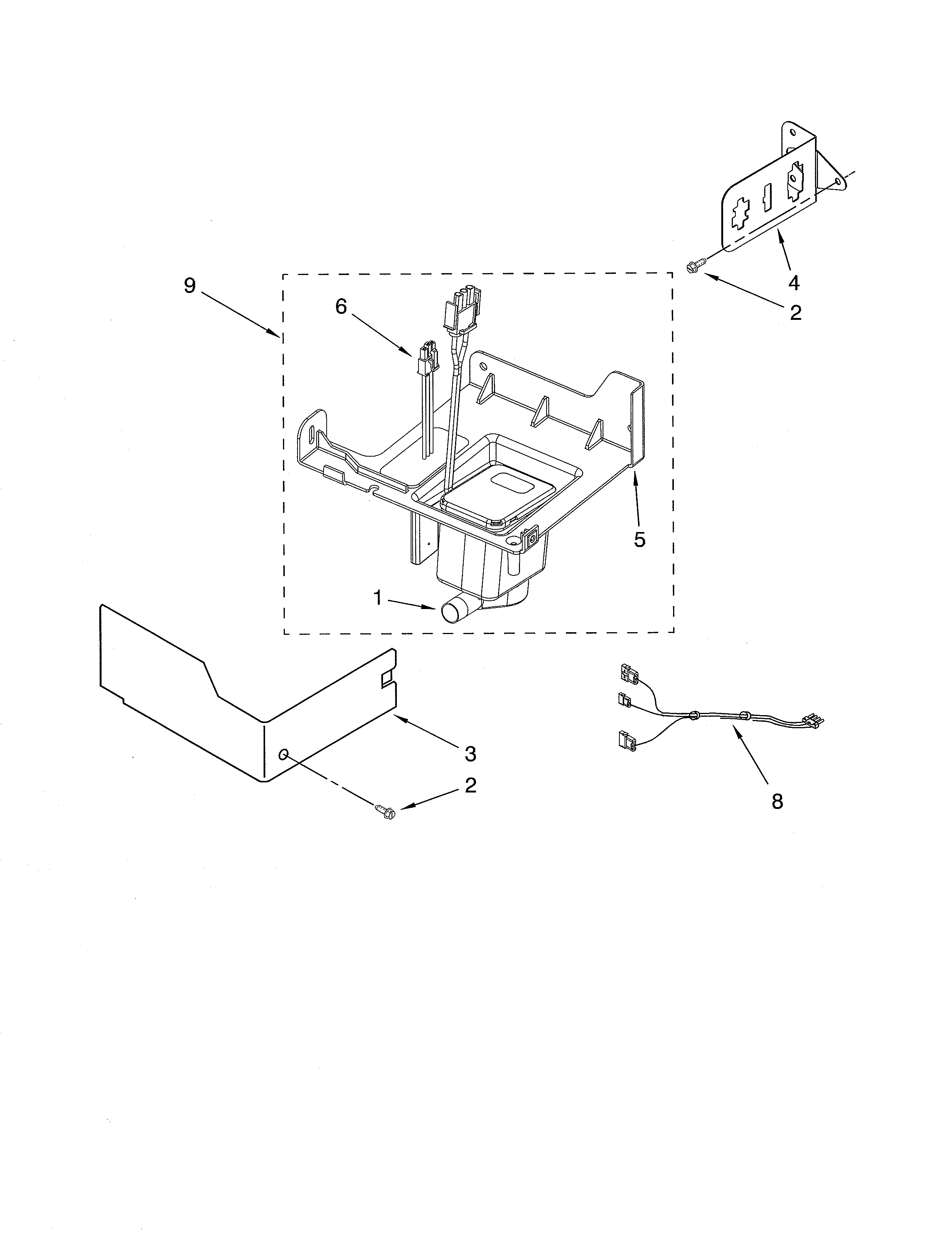 KitchenAid KUIC15PRXS2 pump diagram