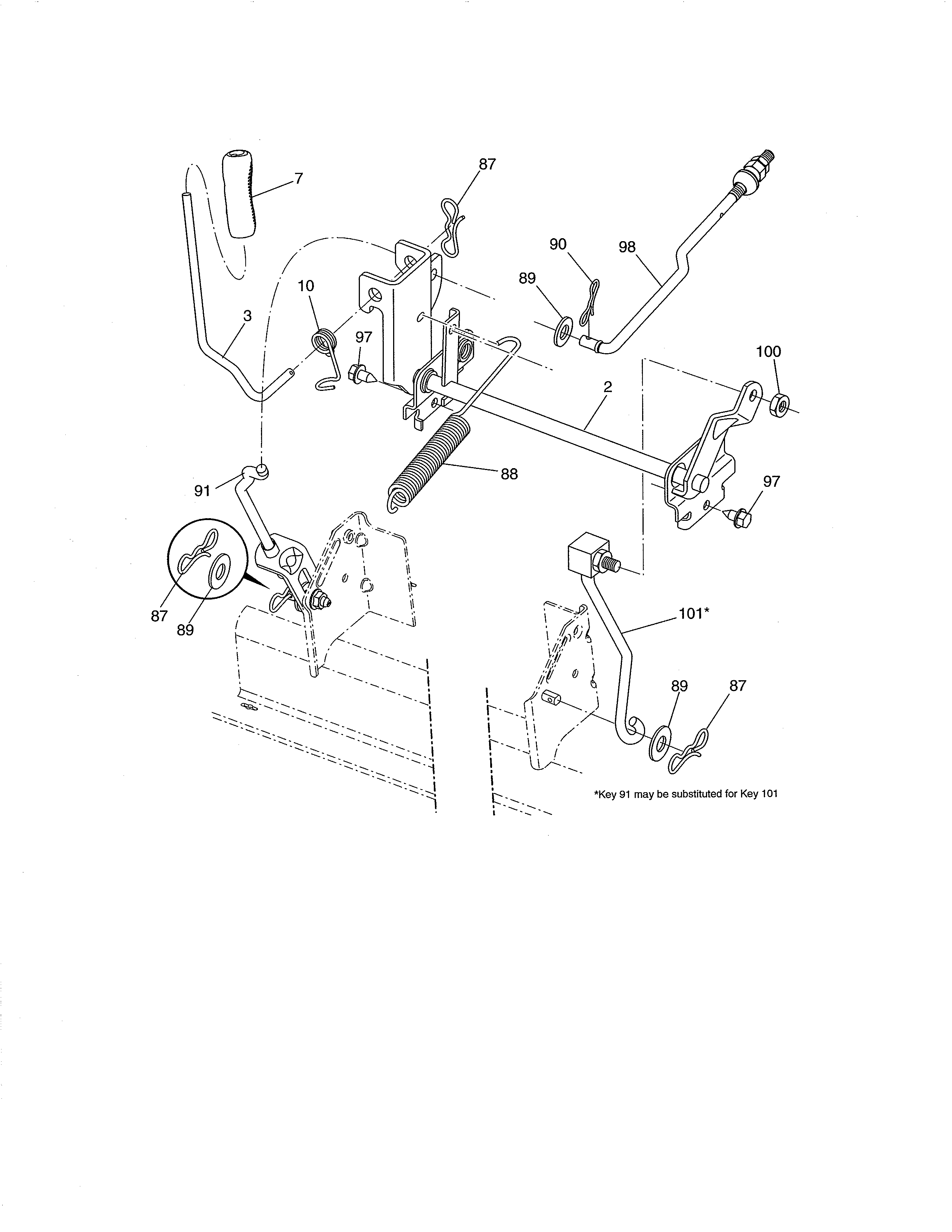 Craftsman 917288573 lift diagram