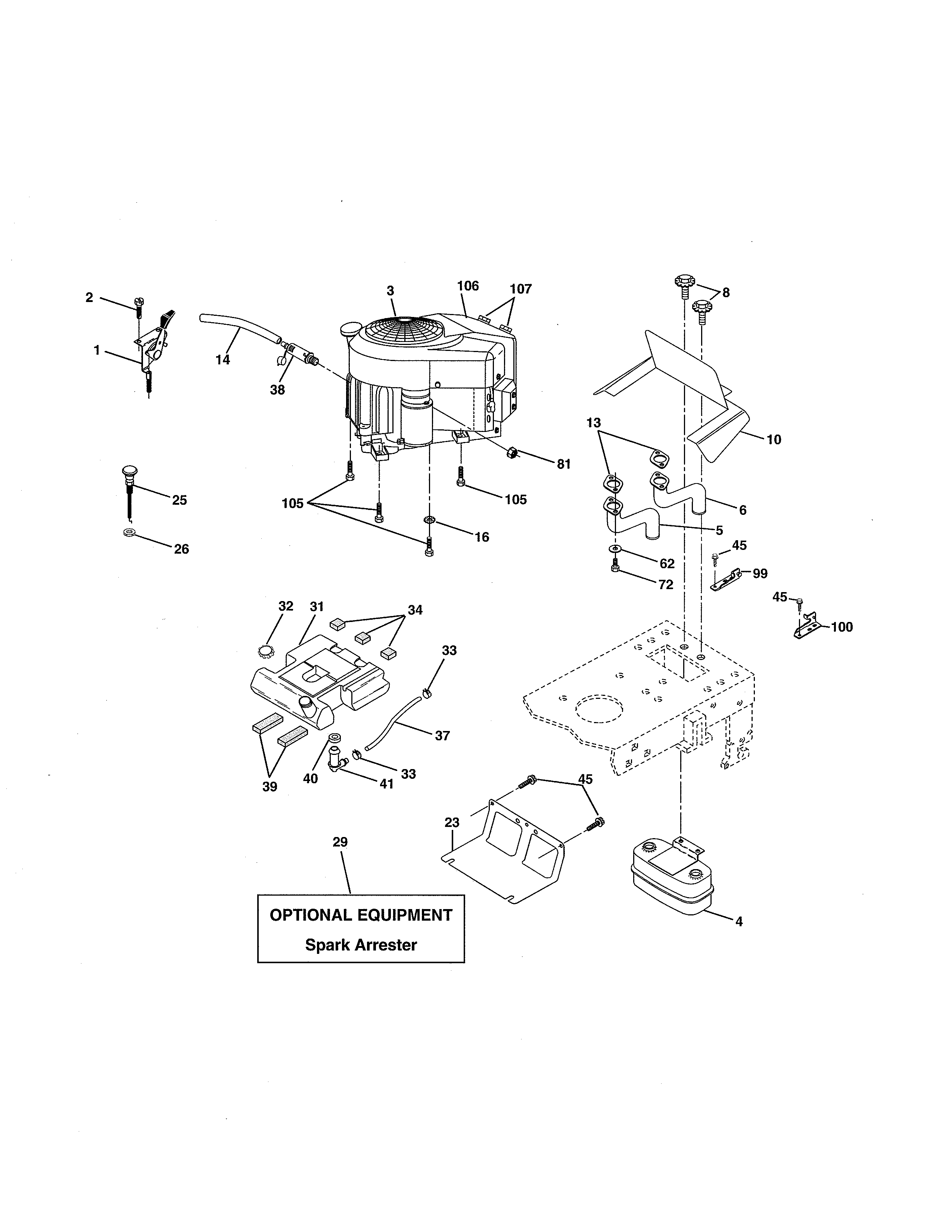 Weed Eater SGT18H46C engine diagram