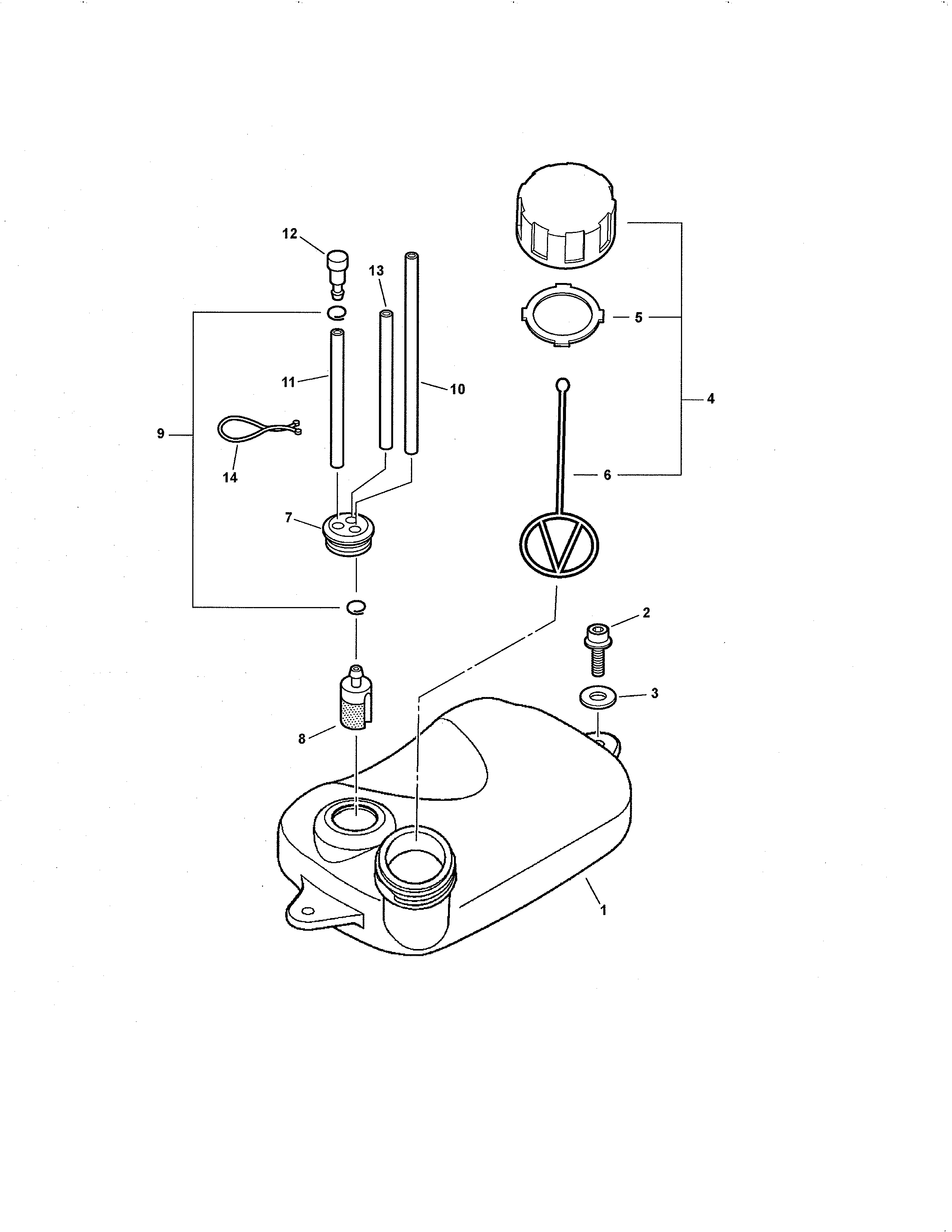 Echo PB-265L fuel system diagram