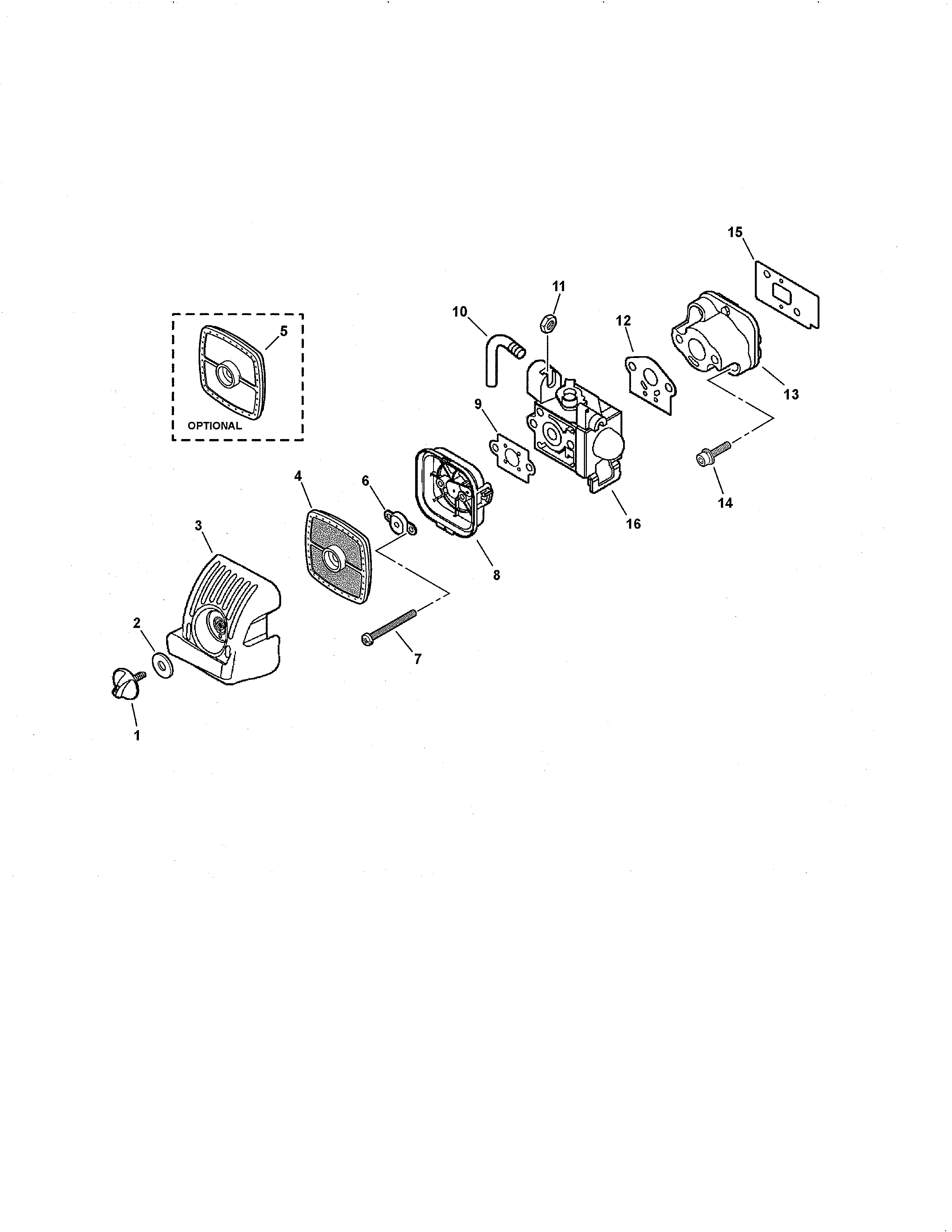 Echo PB-265L intake diagram
