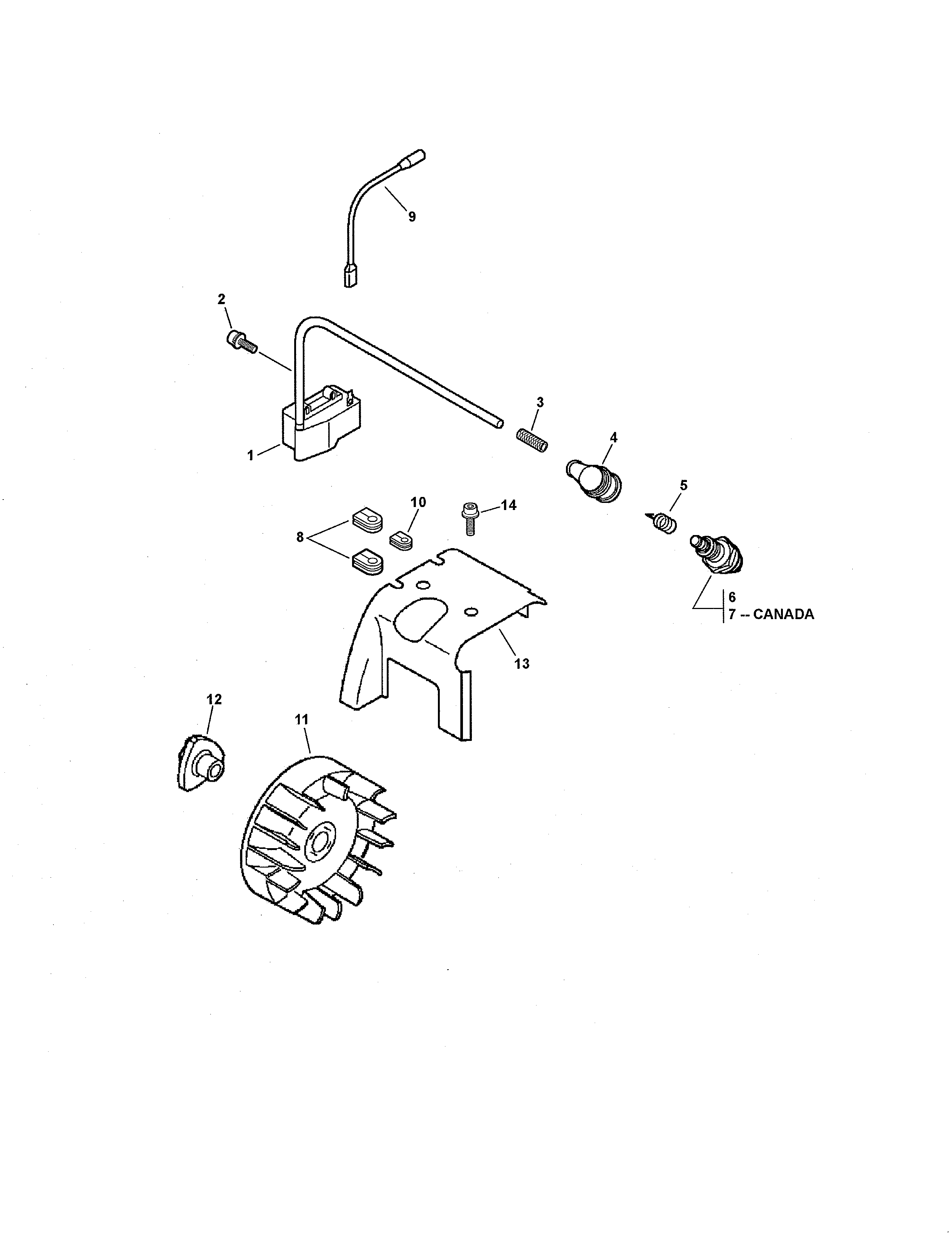 Echo PB-265L ignition diagram