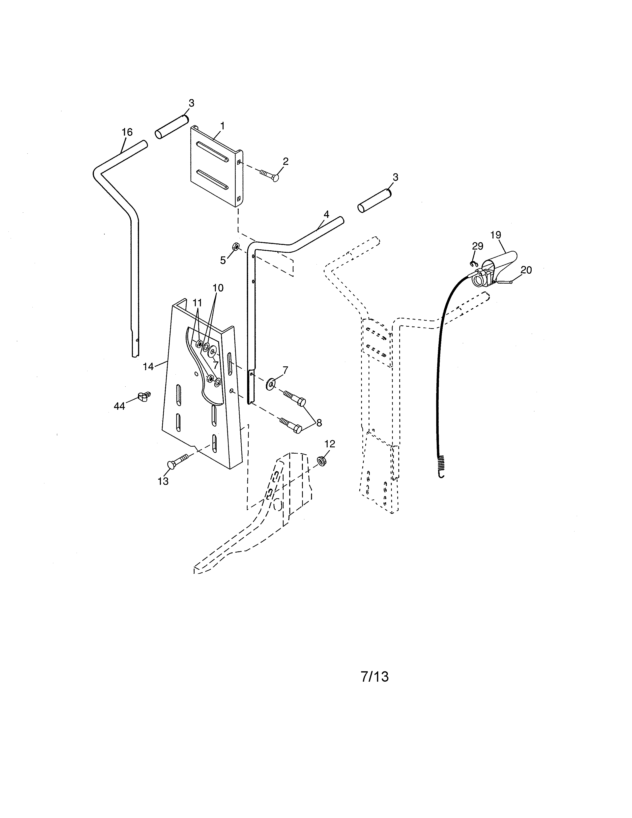 Craftsman 917986910 handles diagram
