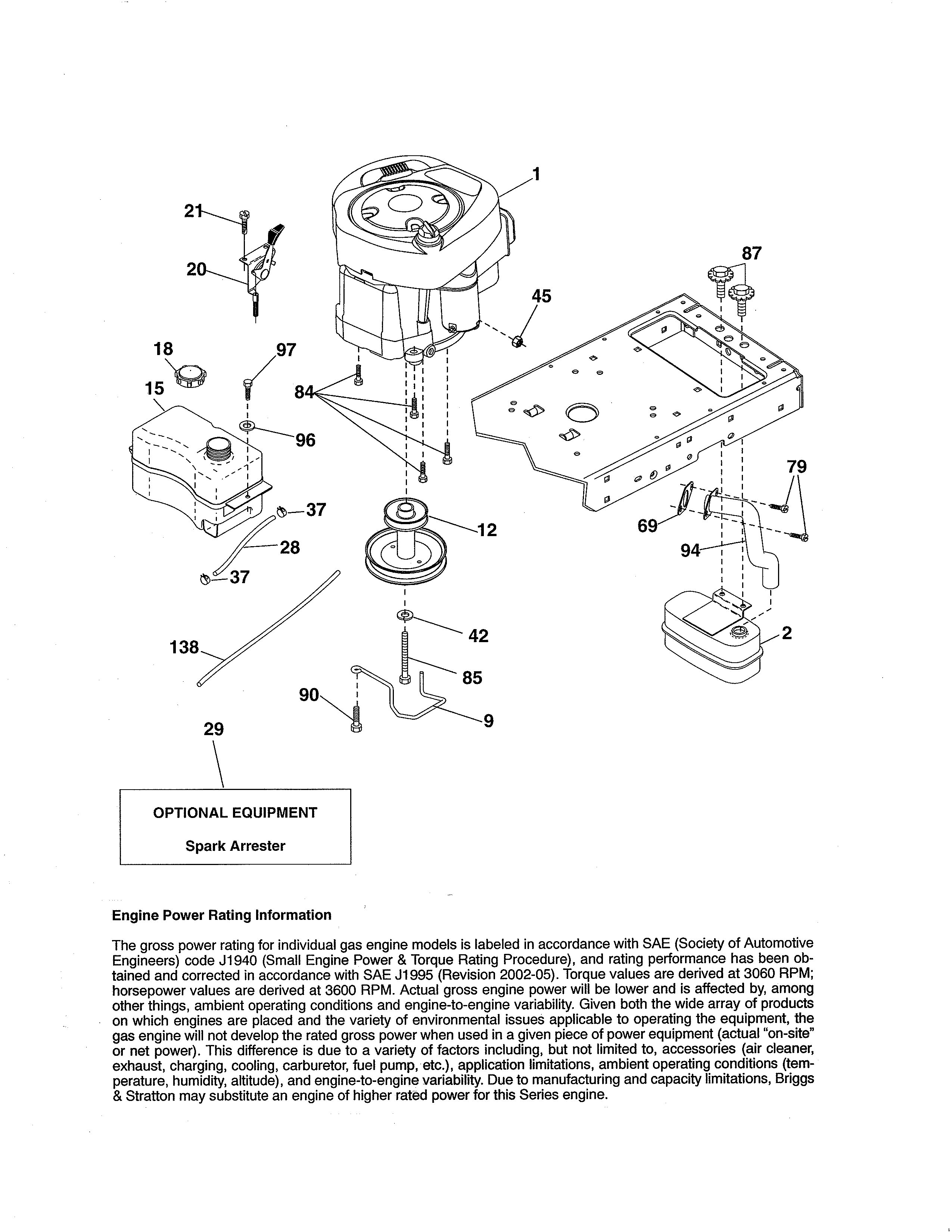 Craftsman 917288522 engine diagram