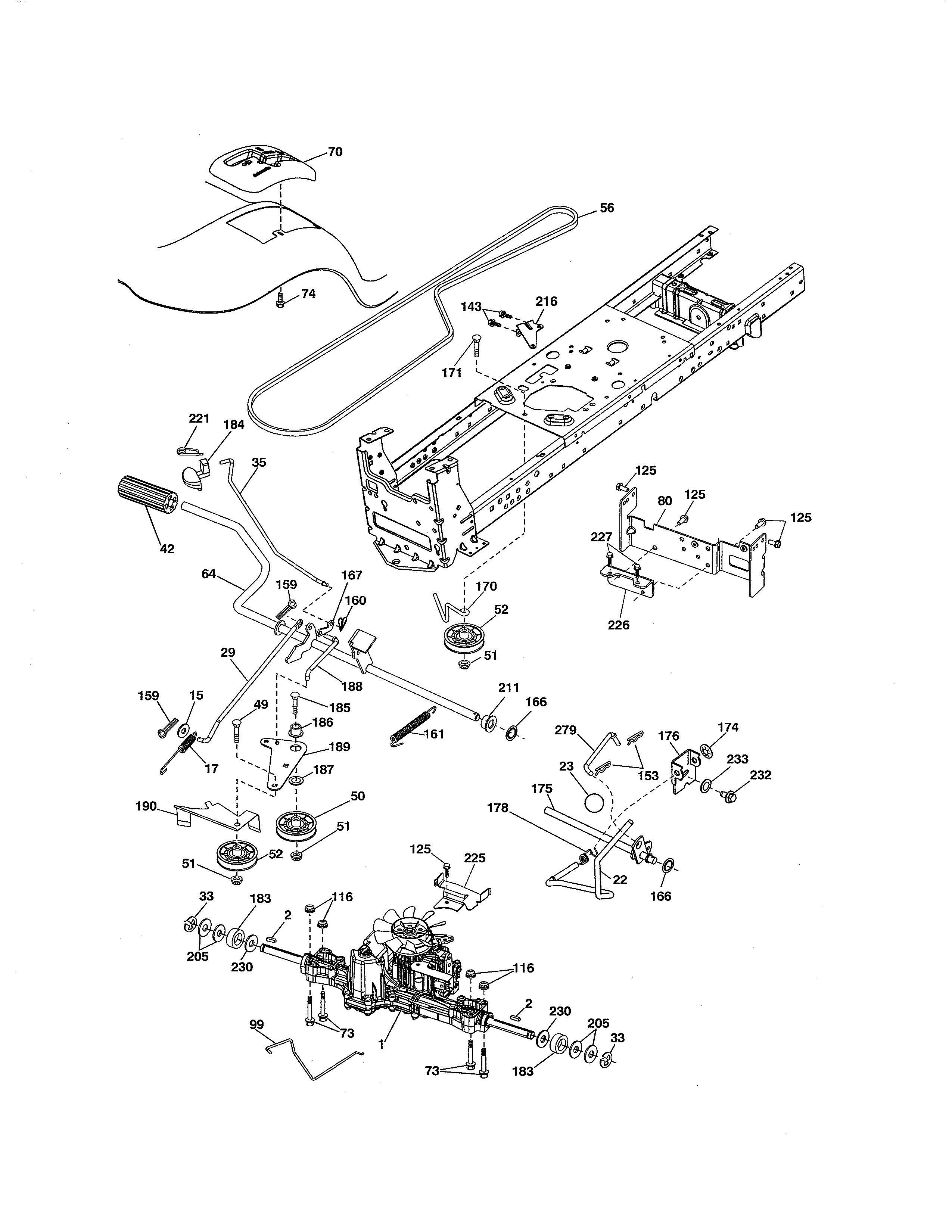 Craftsman 917288523 ground drive diagram