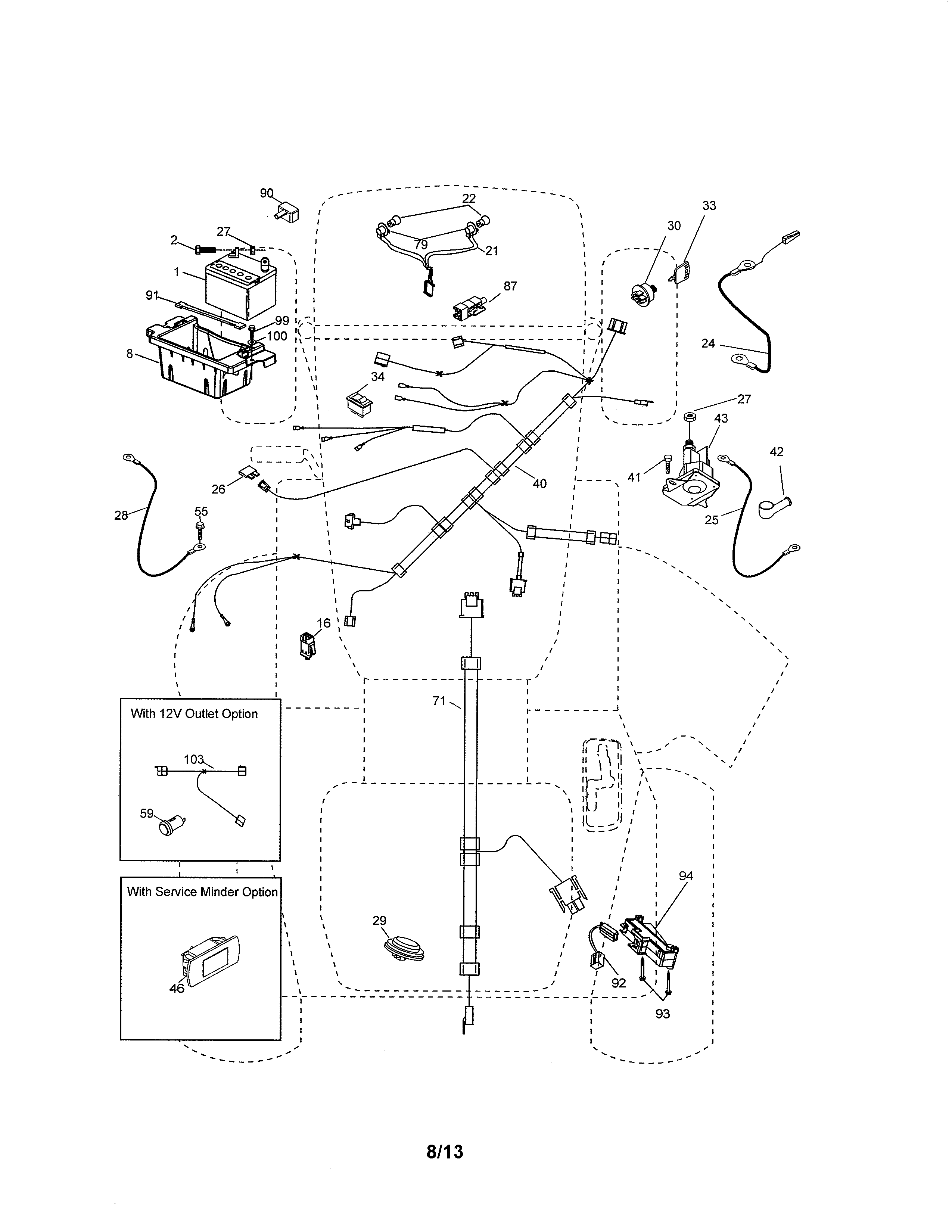 Craftsman 917288621 electrical diagram