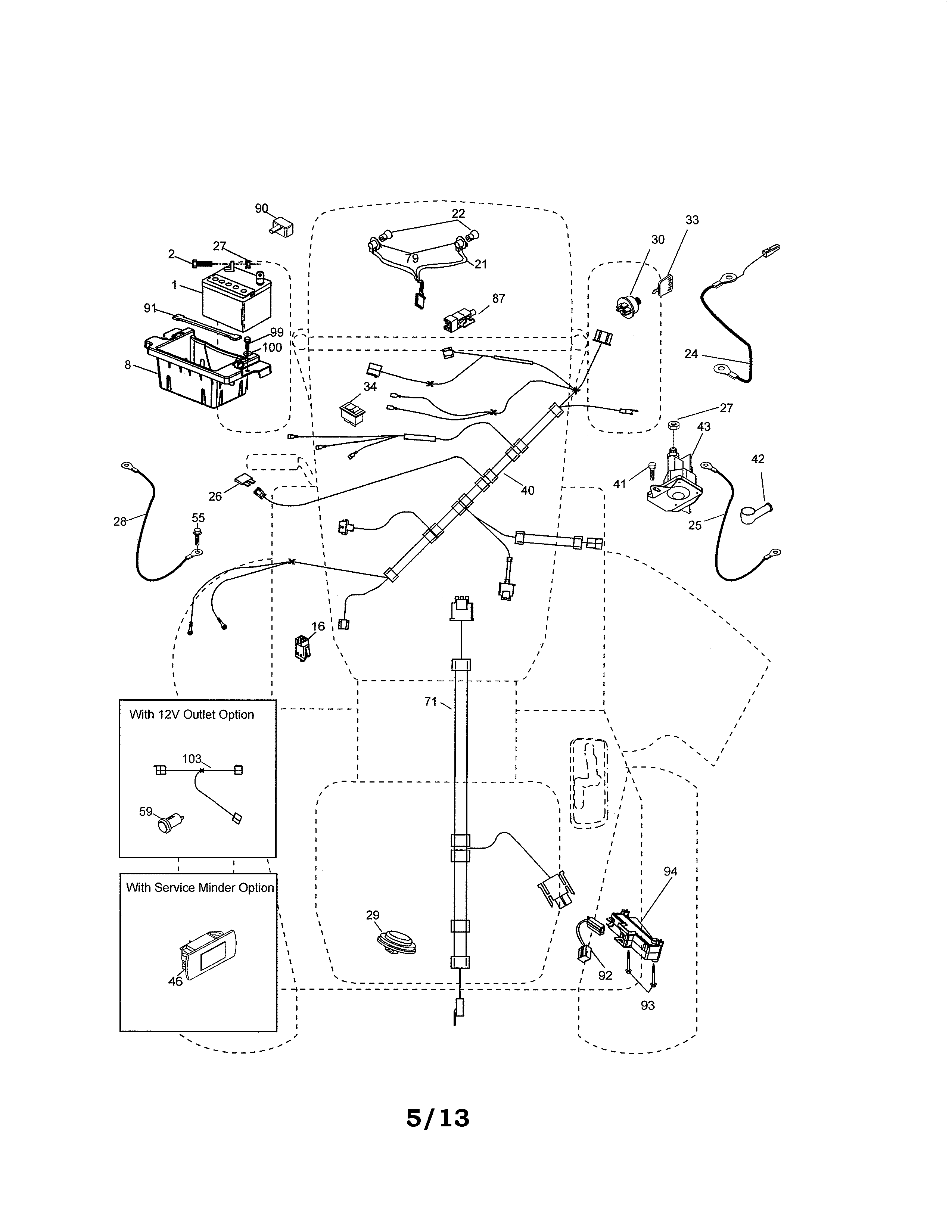 Craftsman 917288622 electrical diagram