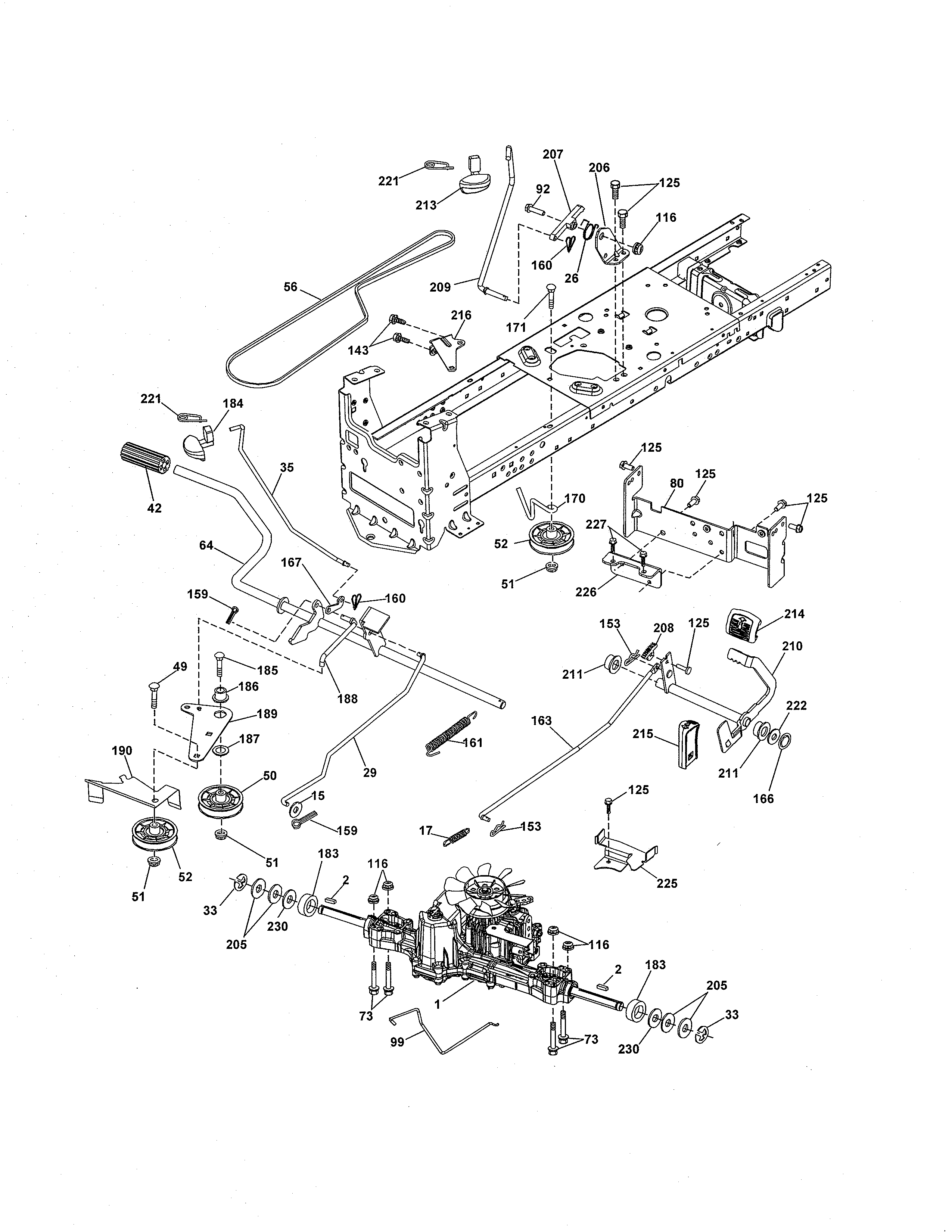 Craftsman 917288163 drive diagram