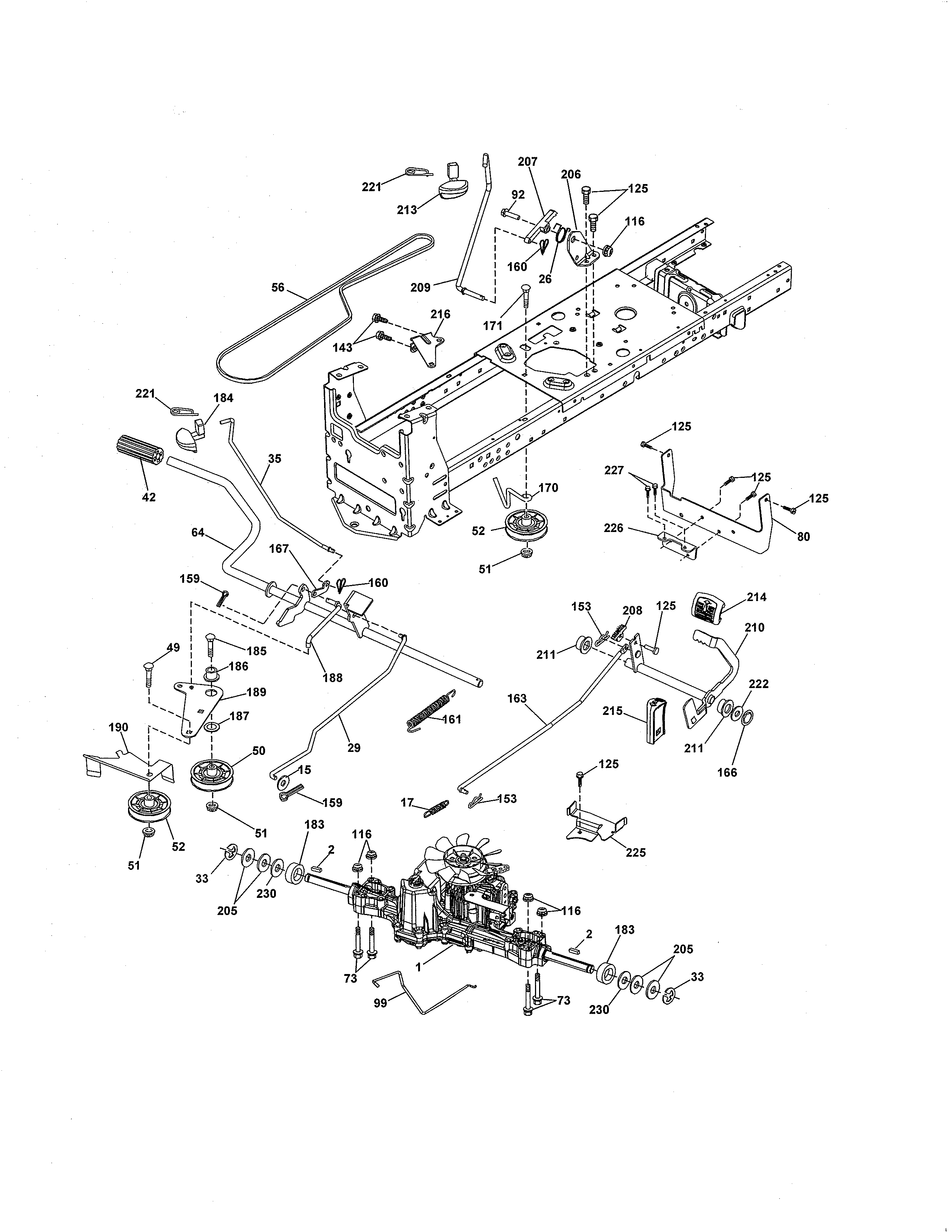 Craftsman 917288164 drive diagram