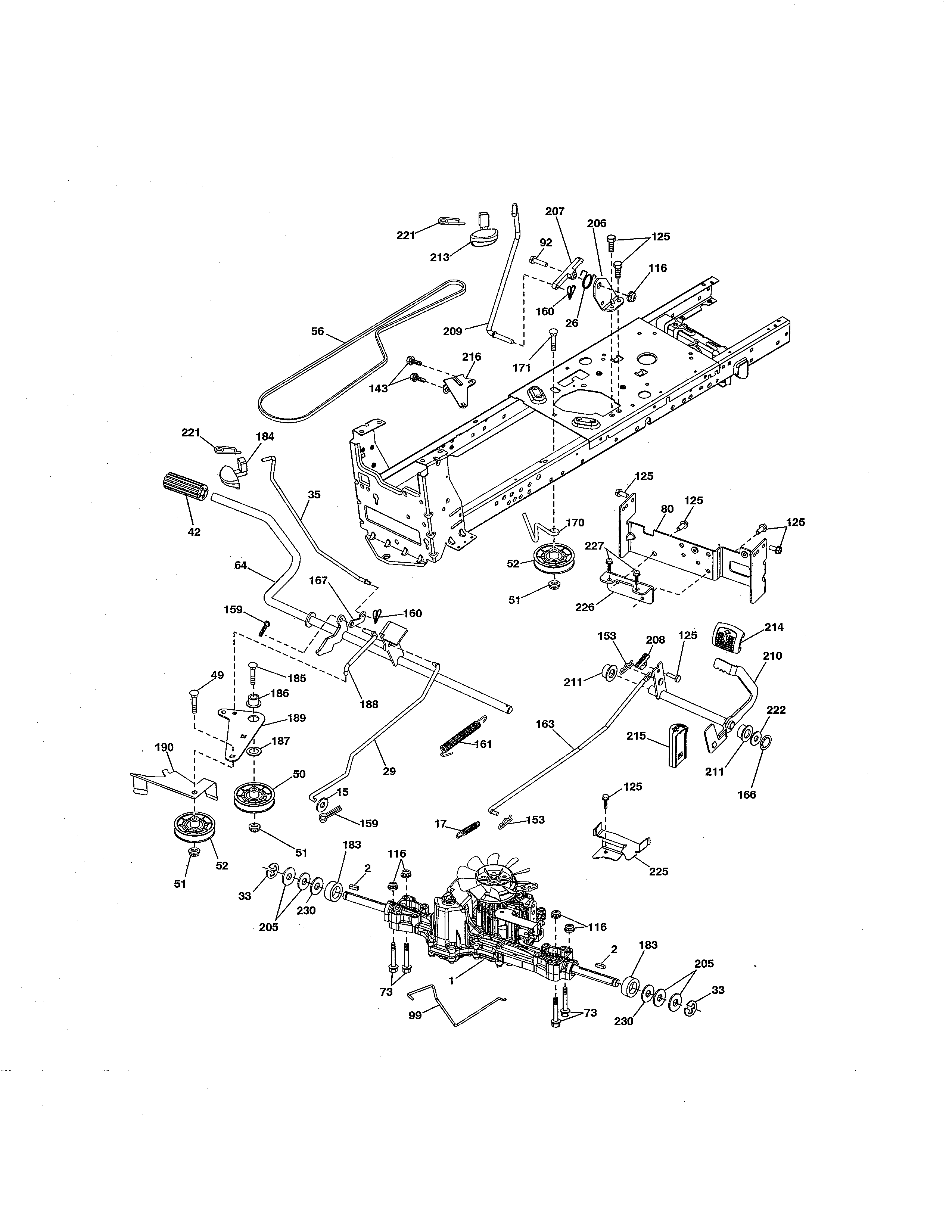 Craftsman 917288533 ground drive diagram