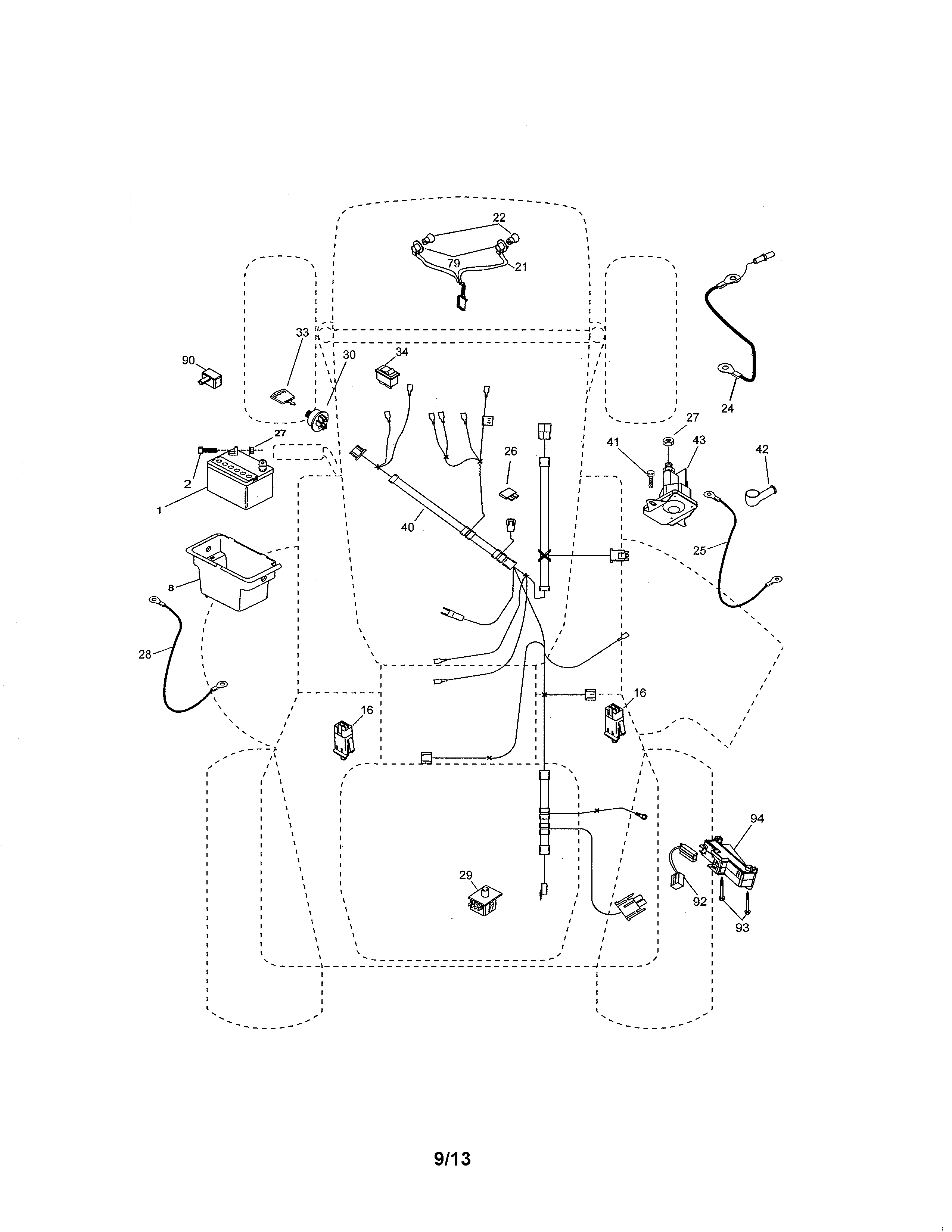 Craftsman 917254702 electrical diagram
