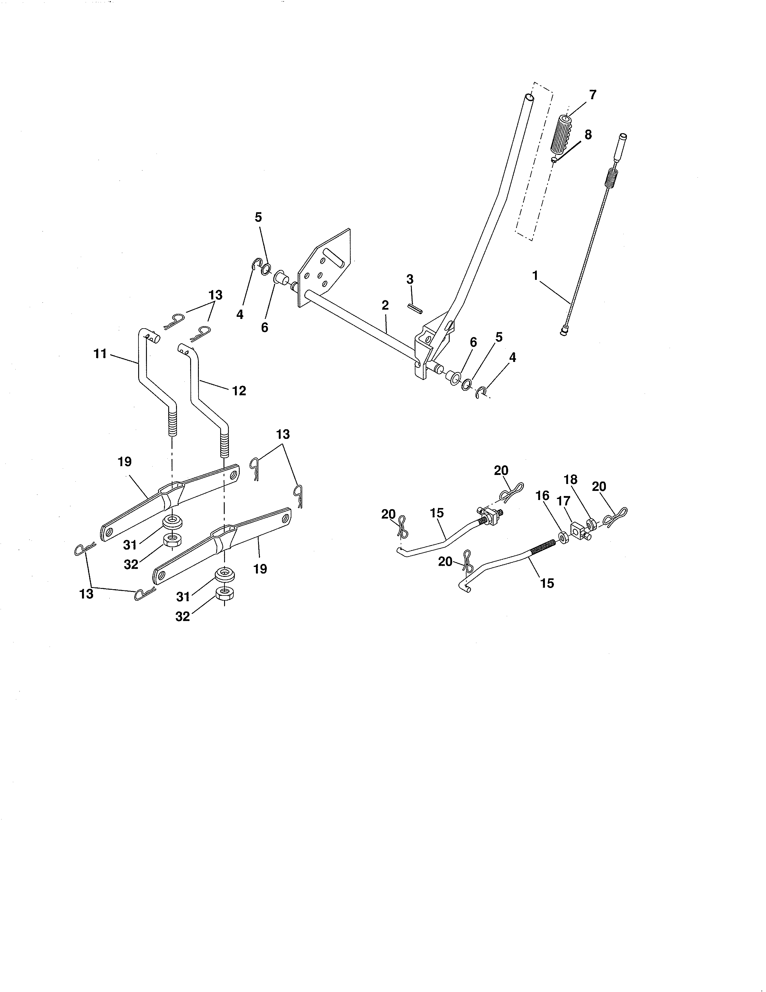 Craftsman 917254702 lift diagram