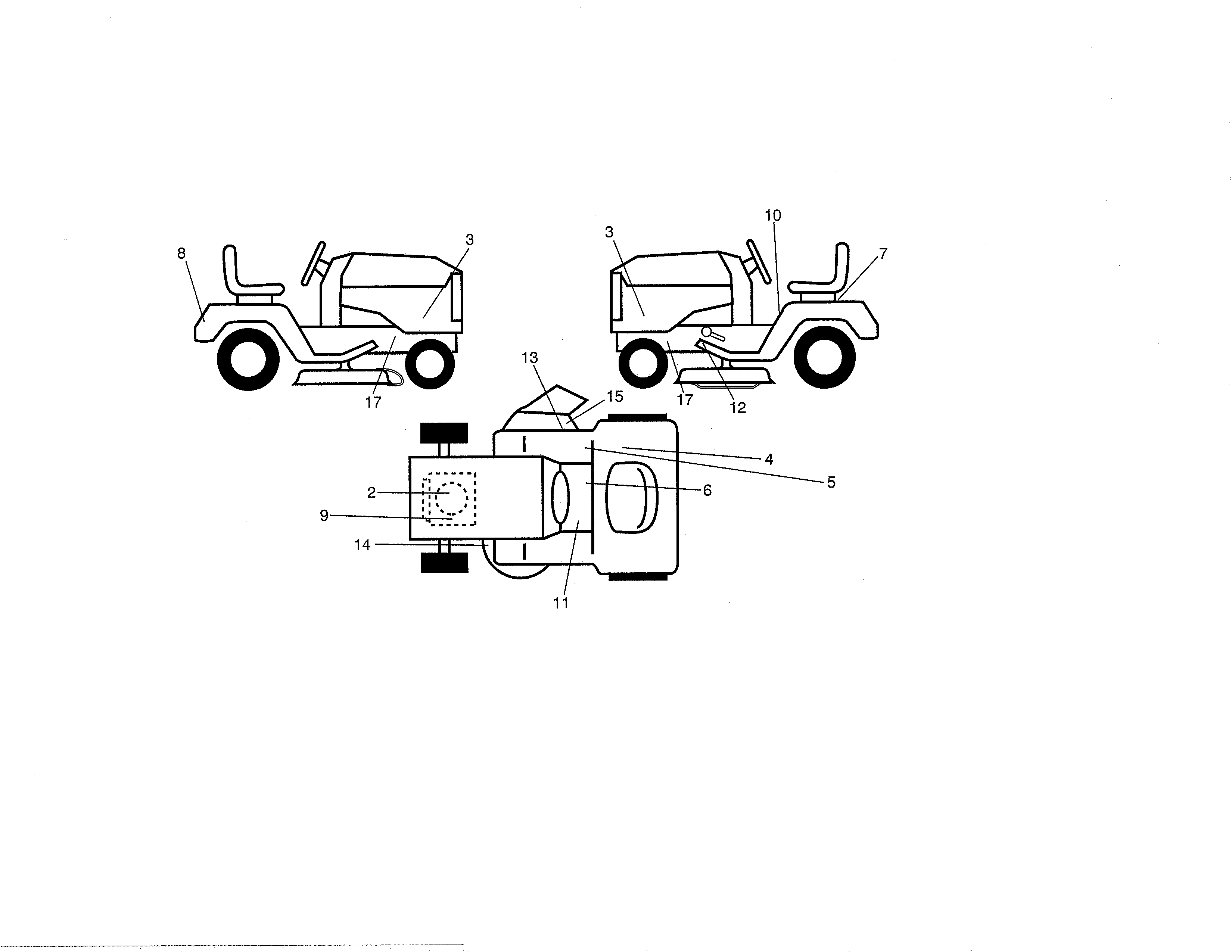 Craftsman 917254702 decals diagram