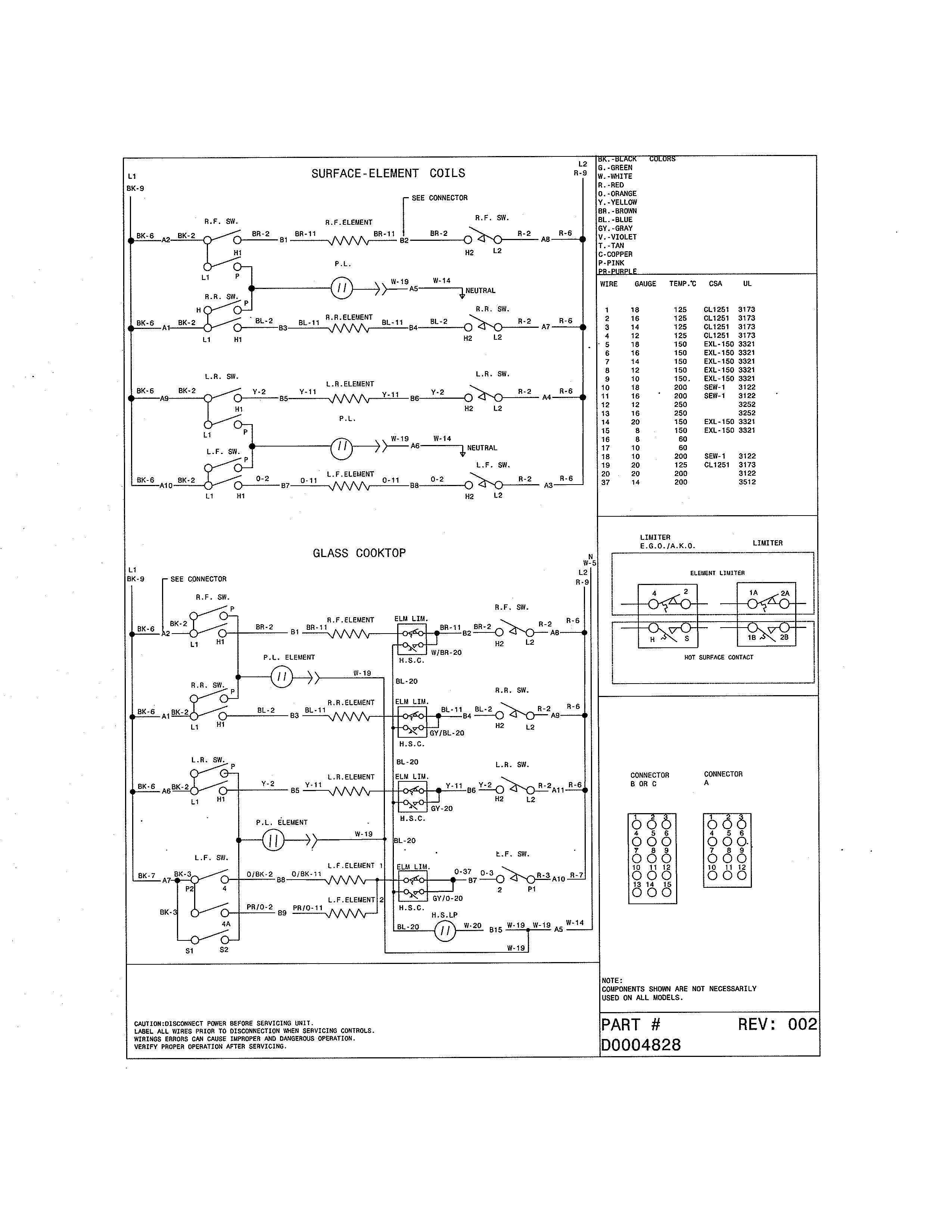 Frigidaire FFES3015PWA wiring diagram diagram