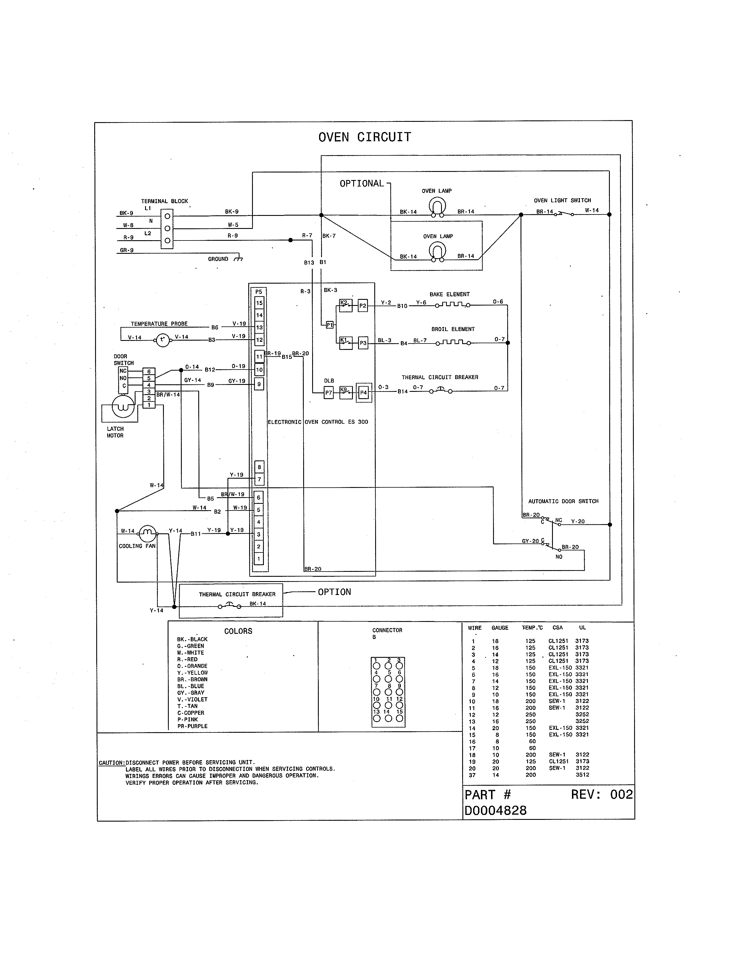 Frigidaire FFES3015PWA wiring diagram diagram