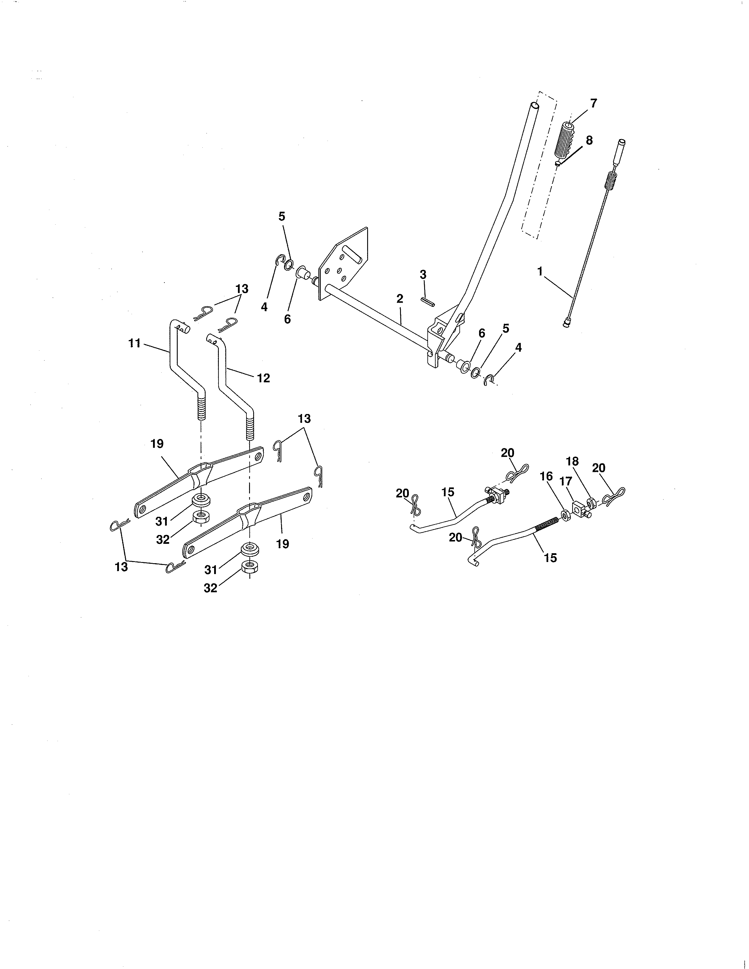 Craftsman 917992960 lift diagram