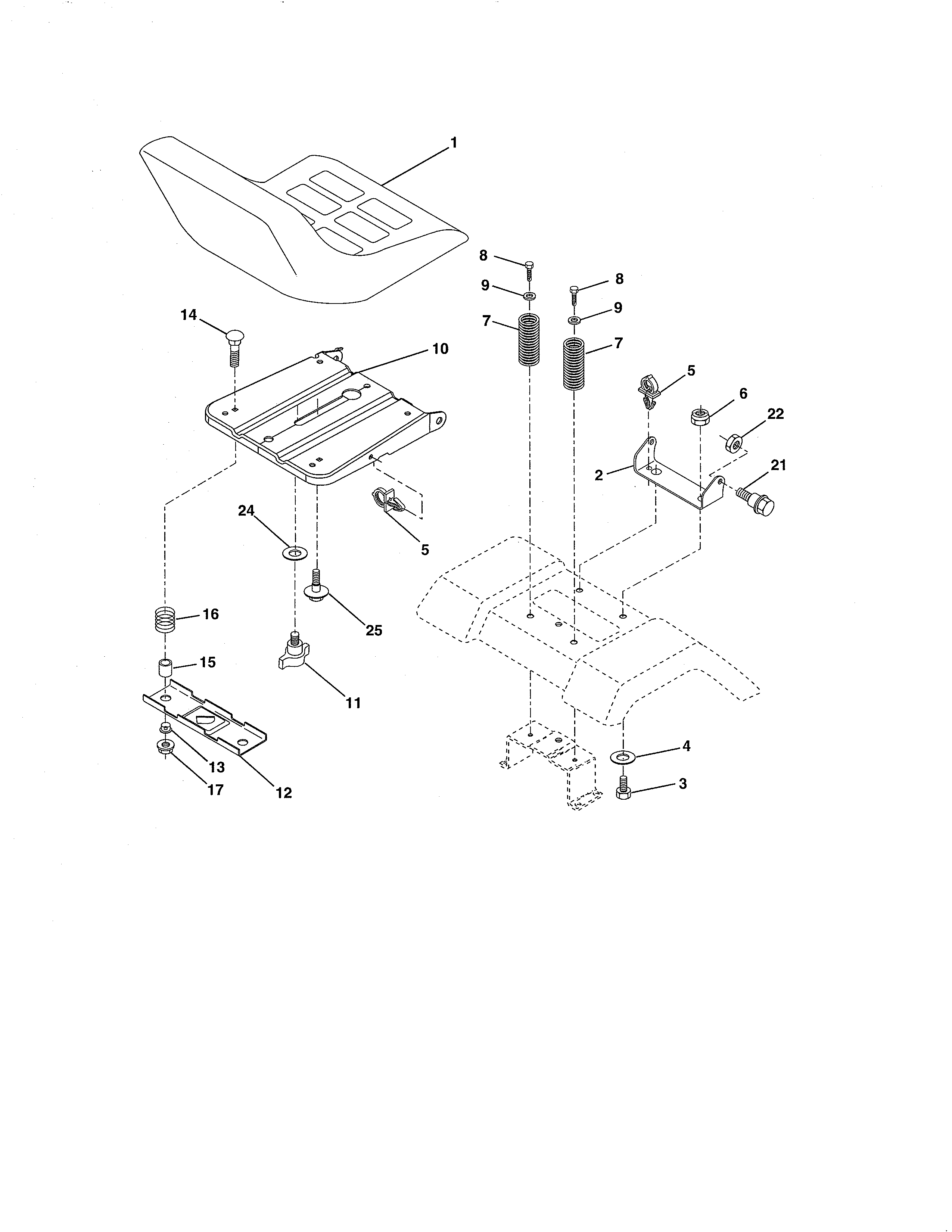Craftsman 917992960 seat diagram
