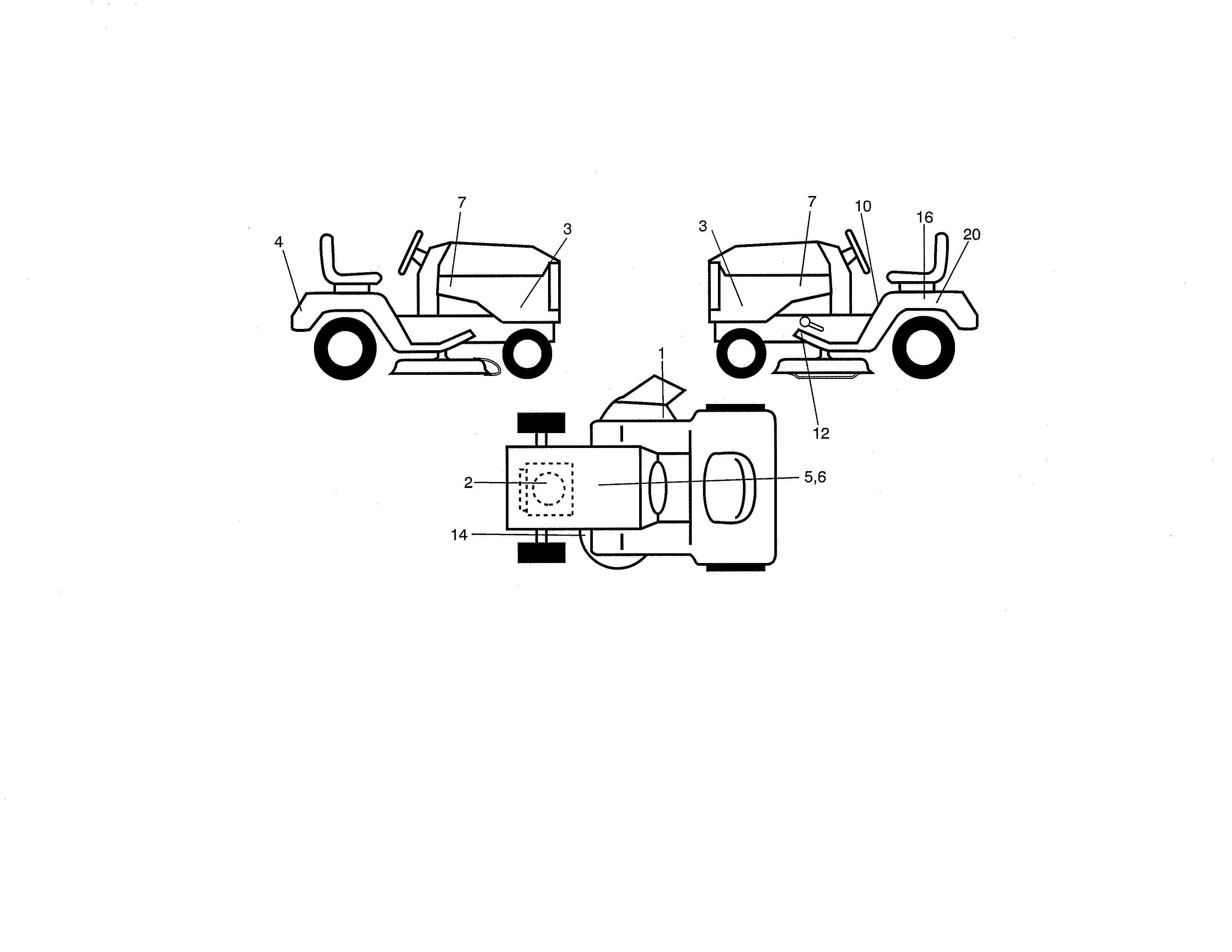 Craftsman 917992960 decals diagram