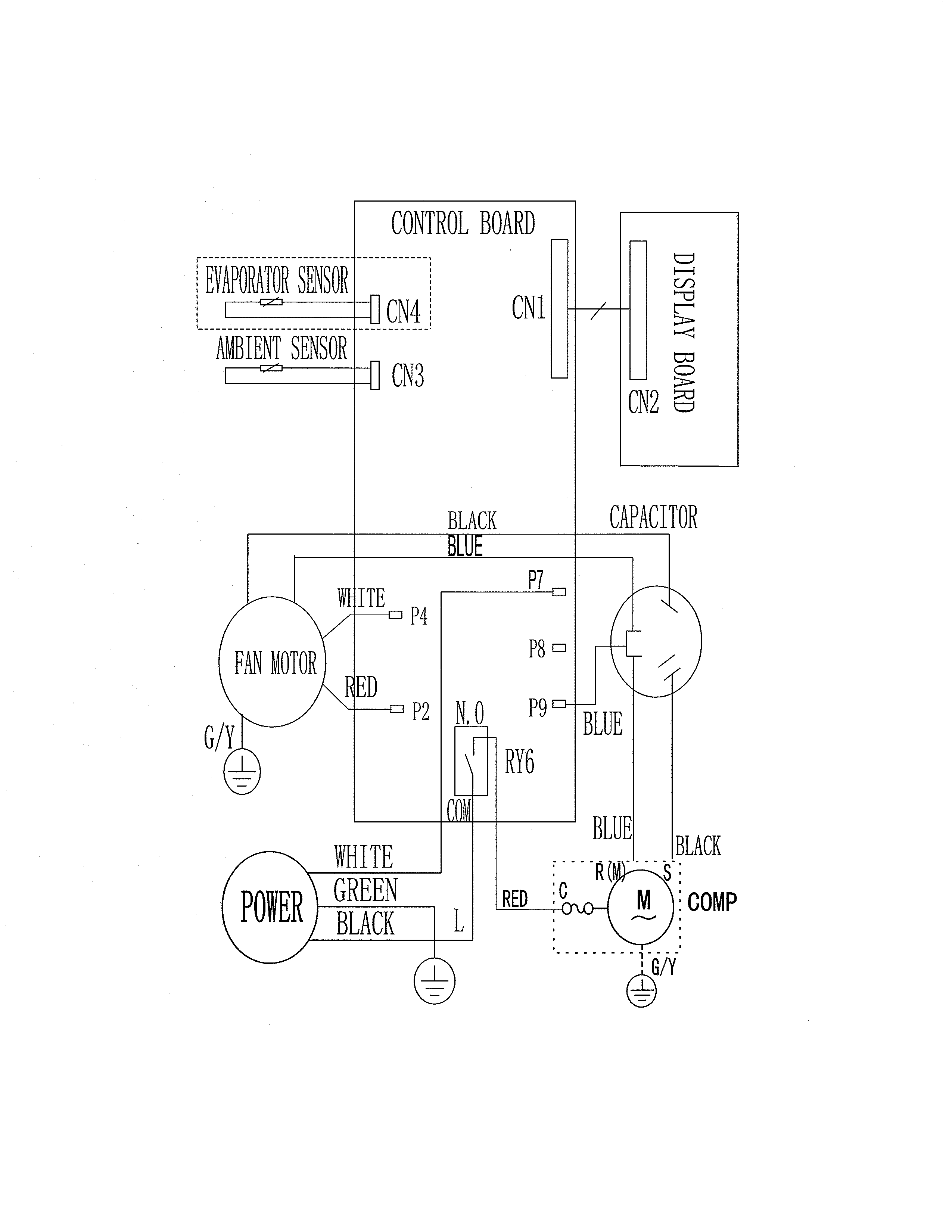Frigidaire FRA053XT749 wiring diagram diagram
