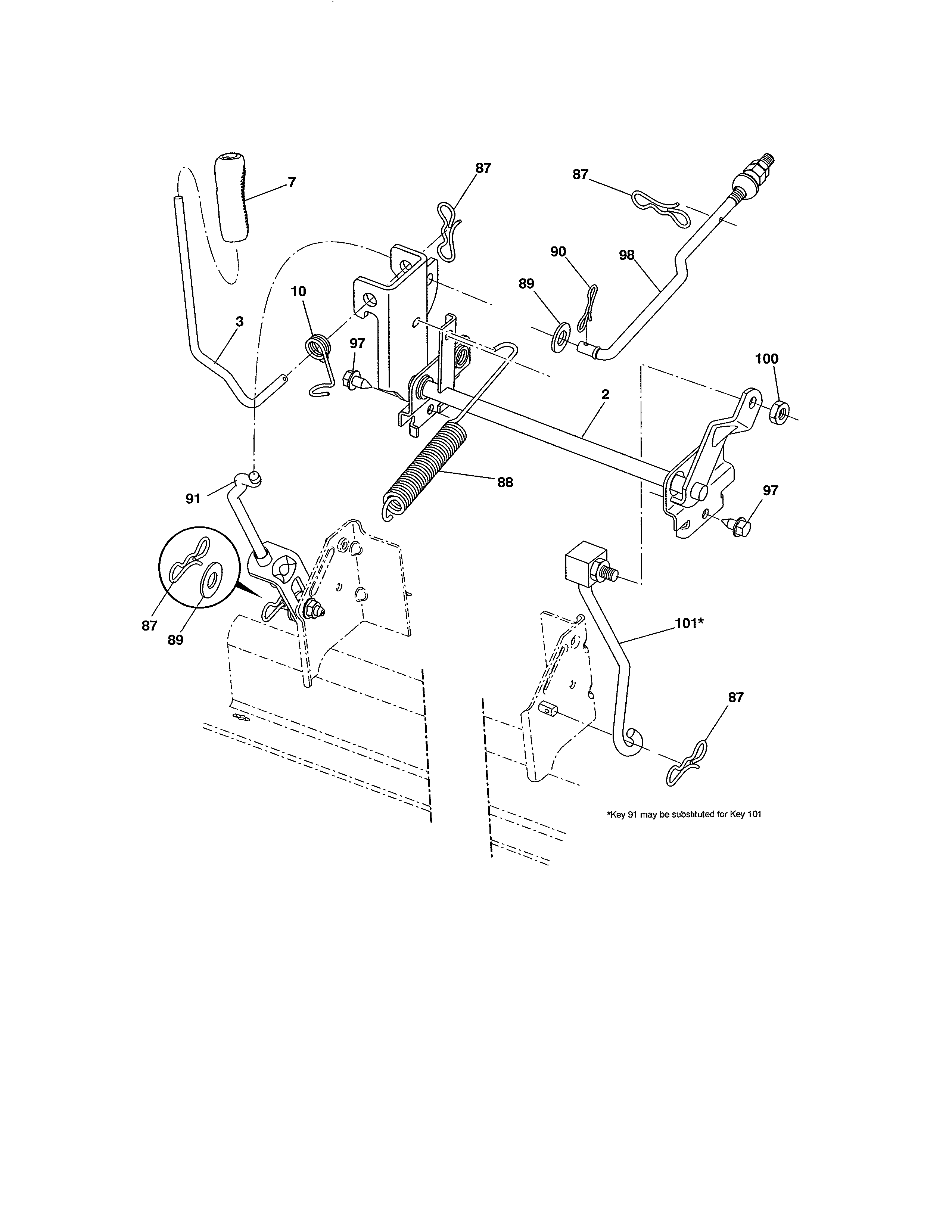 Craftsman 917289280 lift diagram