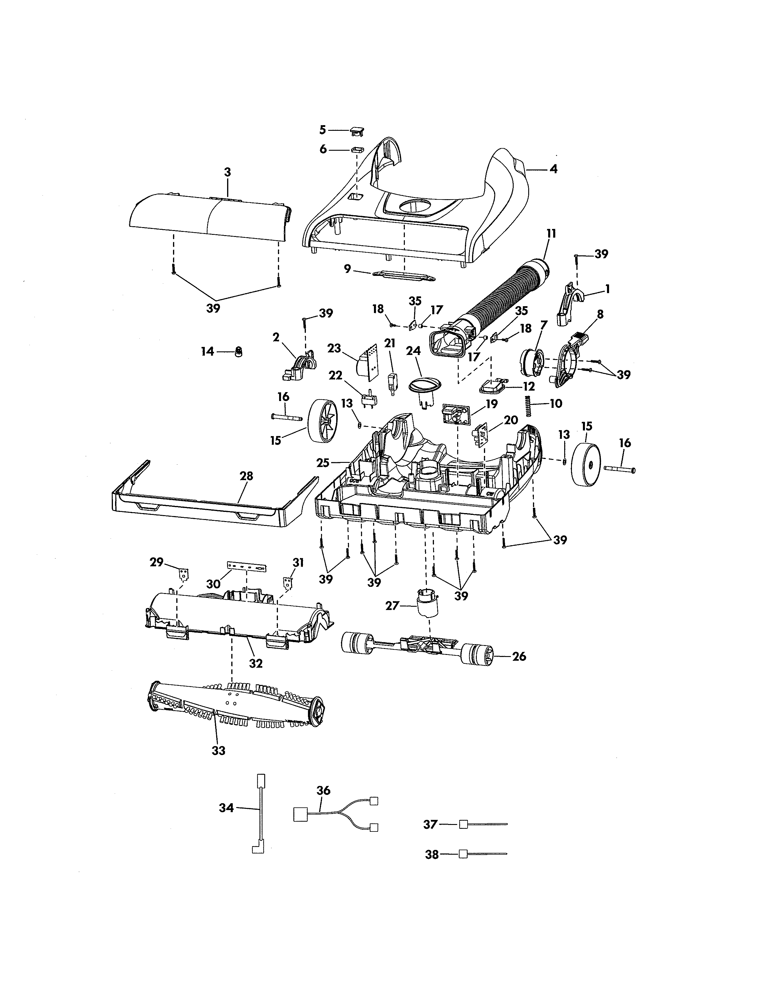 Kenmore Elite 11631150310 nozzle diagram