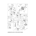 Craftsman 917203840 carburetor/head cylinder/motor starter diagram