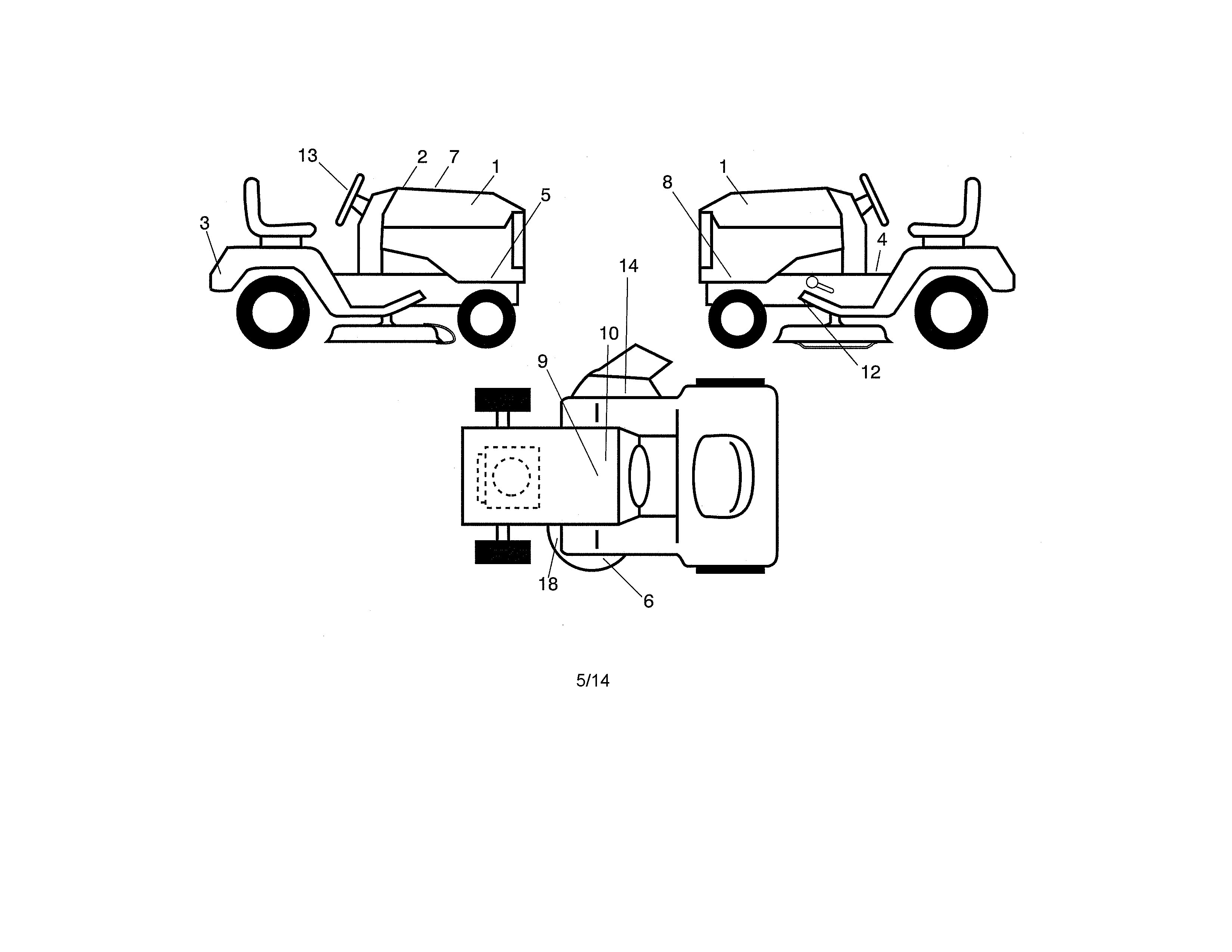 Craftsman 917203930 decals diagram