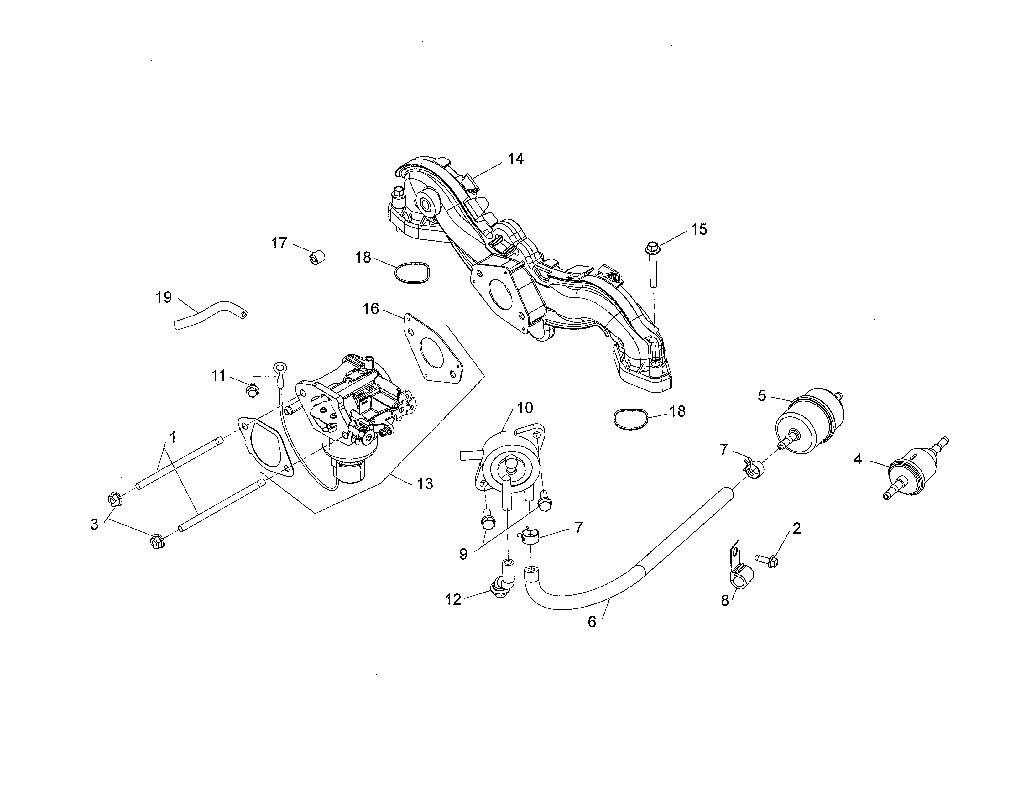 Craftsman 917203930 fuel system diagram