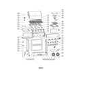 Kenmore 14634611410 gas grill diagram