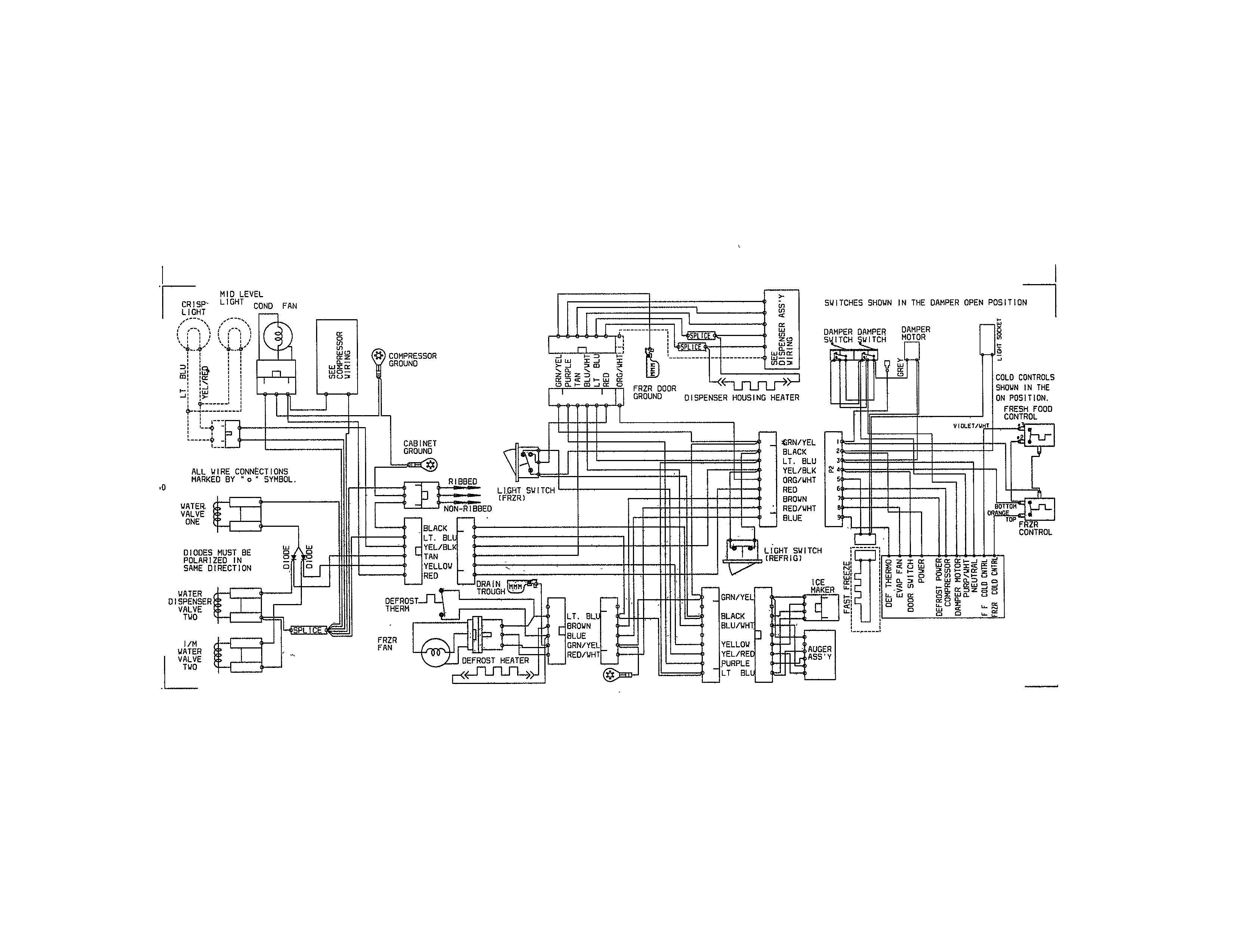 Kenmore 25354664408 wiring diagram diagram