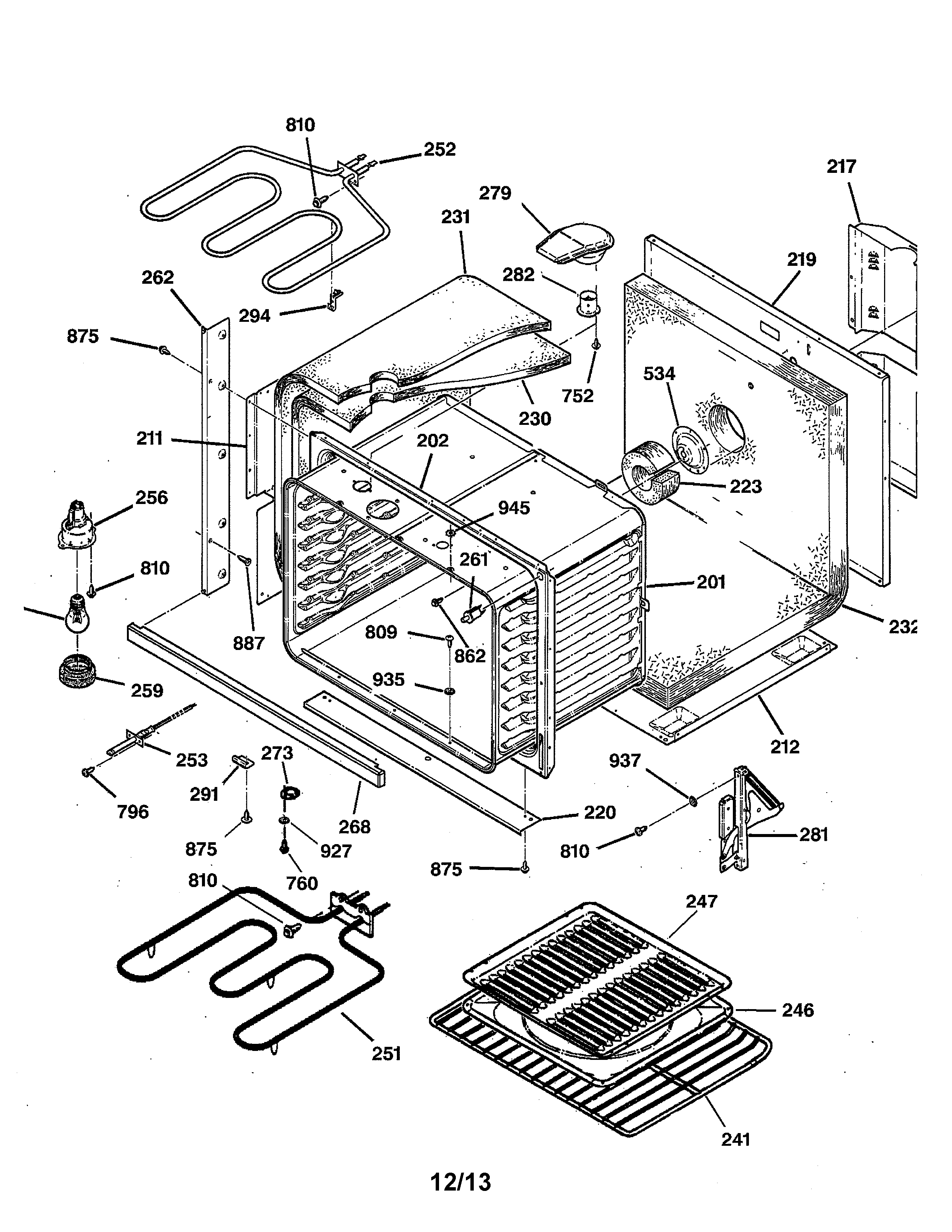 GE JTP15BA1BB body diagram
