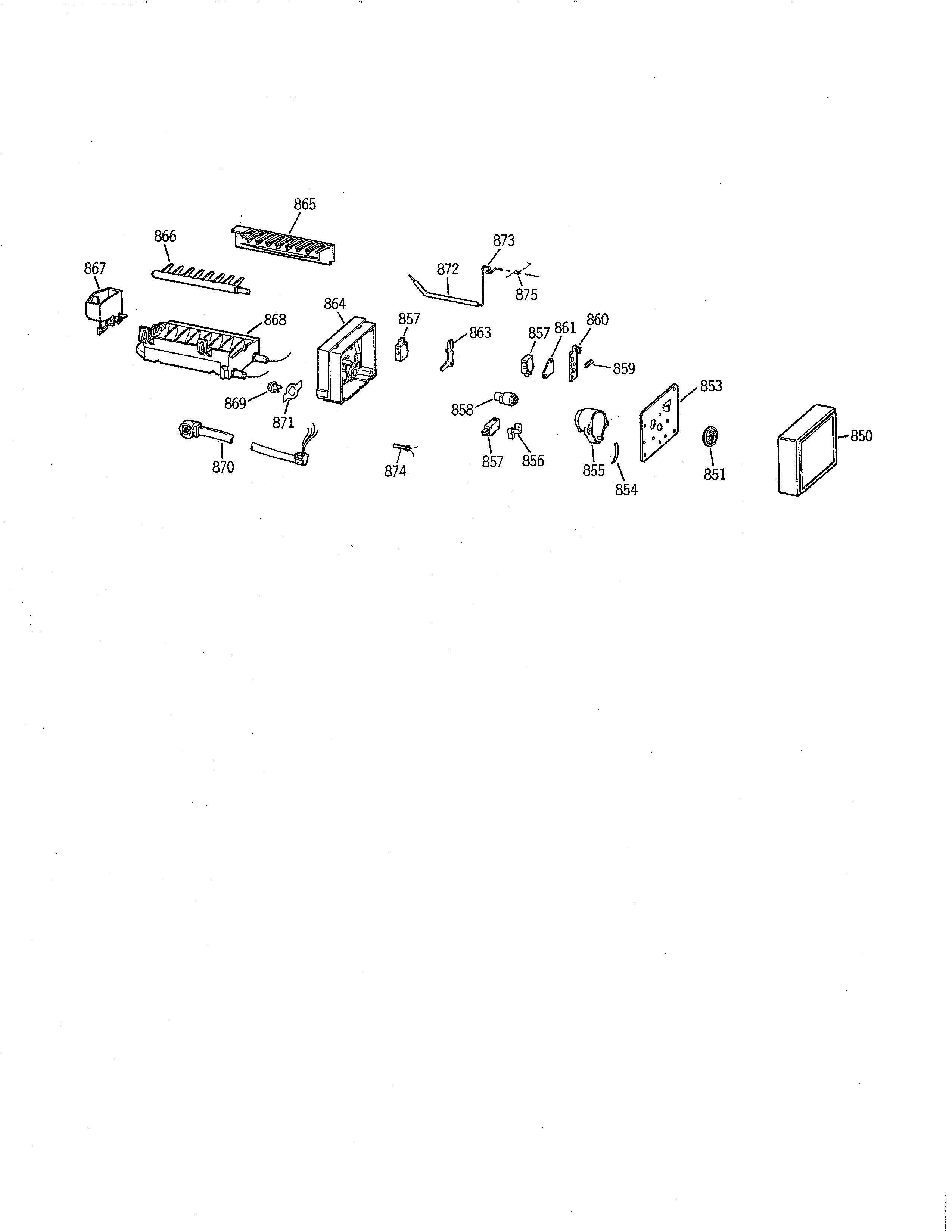 Kenmore 36358067896 icemaker diagram
