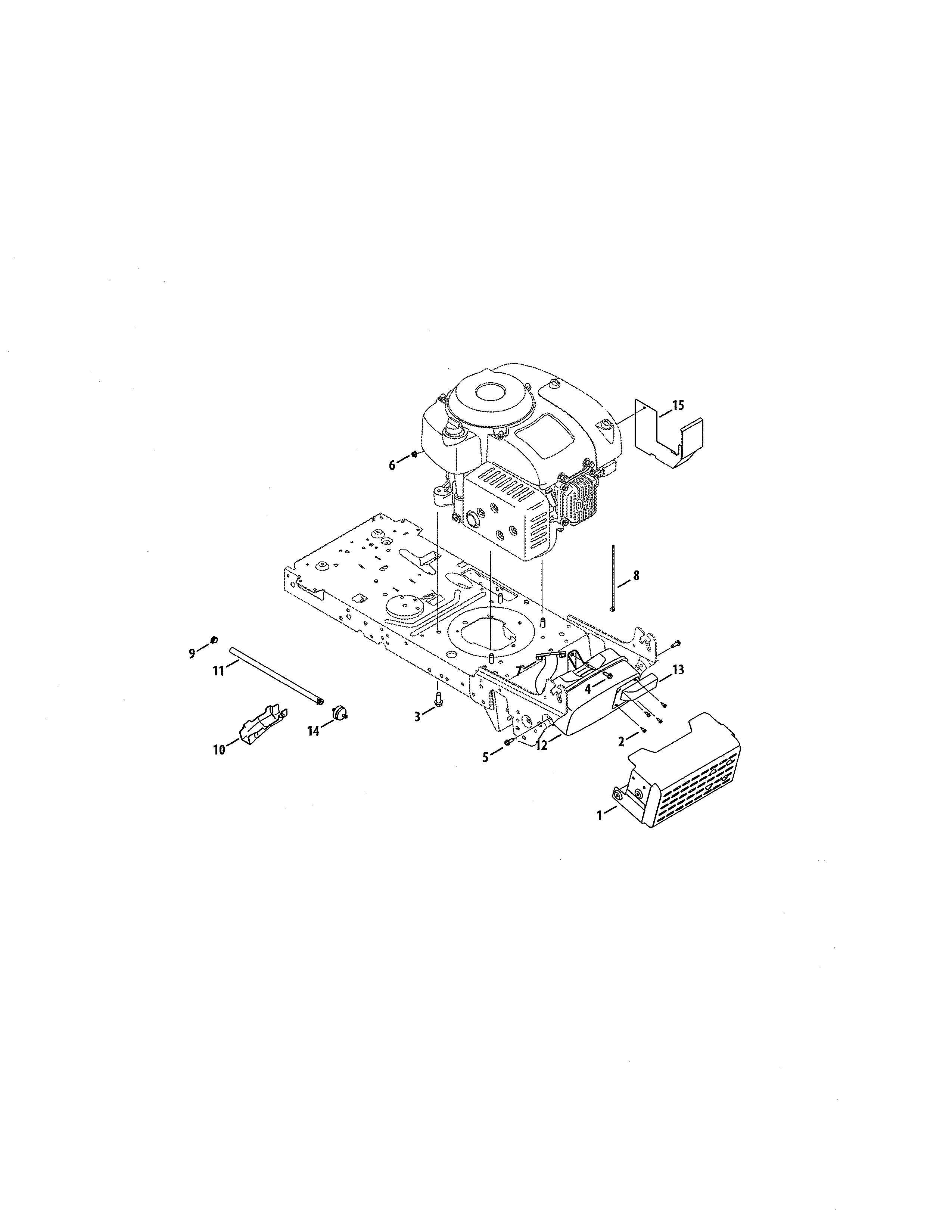 Craftsman 247203710 4p90hu/4p90hua engine/muffler diagram