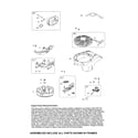 Craftsman 917375450 flywheel/rewind starter/muffler diagram