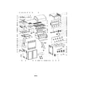 Kenmore Elite 14633577410 gas grill diagram